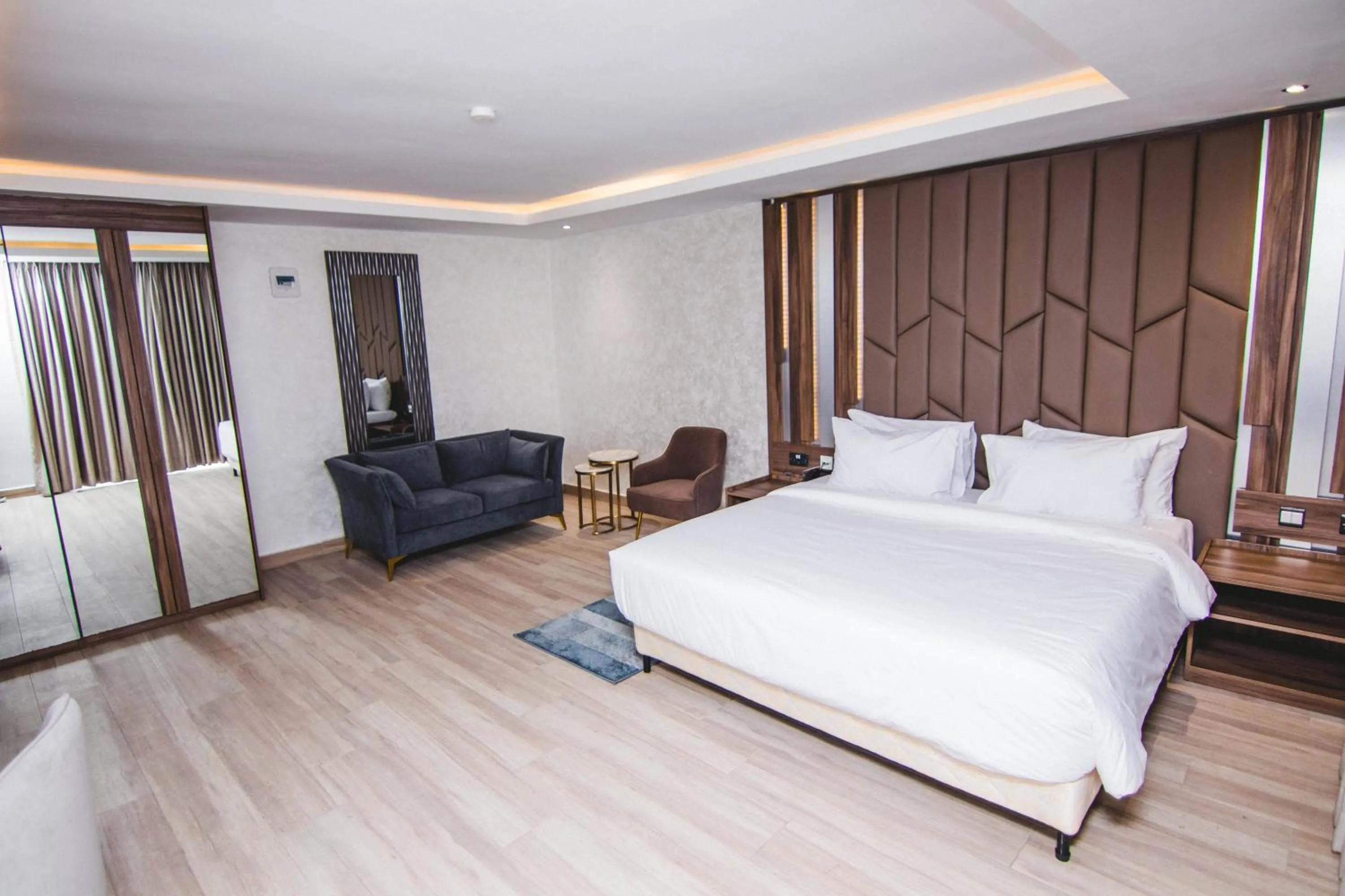 Bed in The Safron Hotel