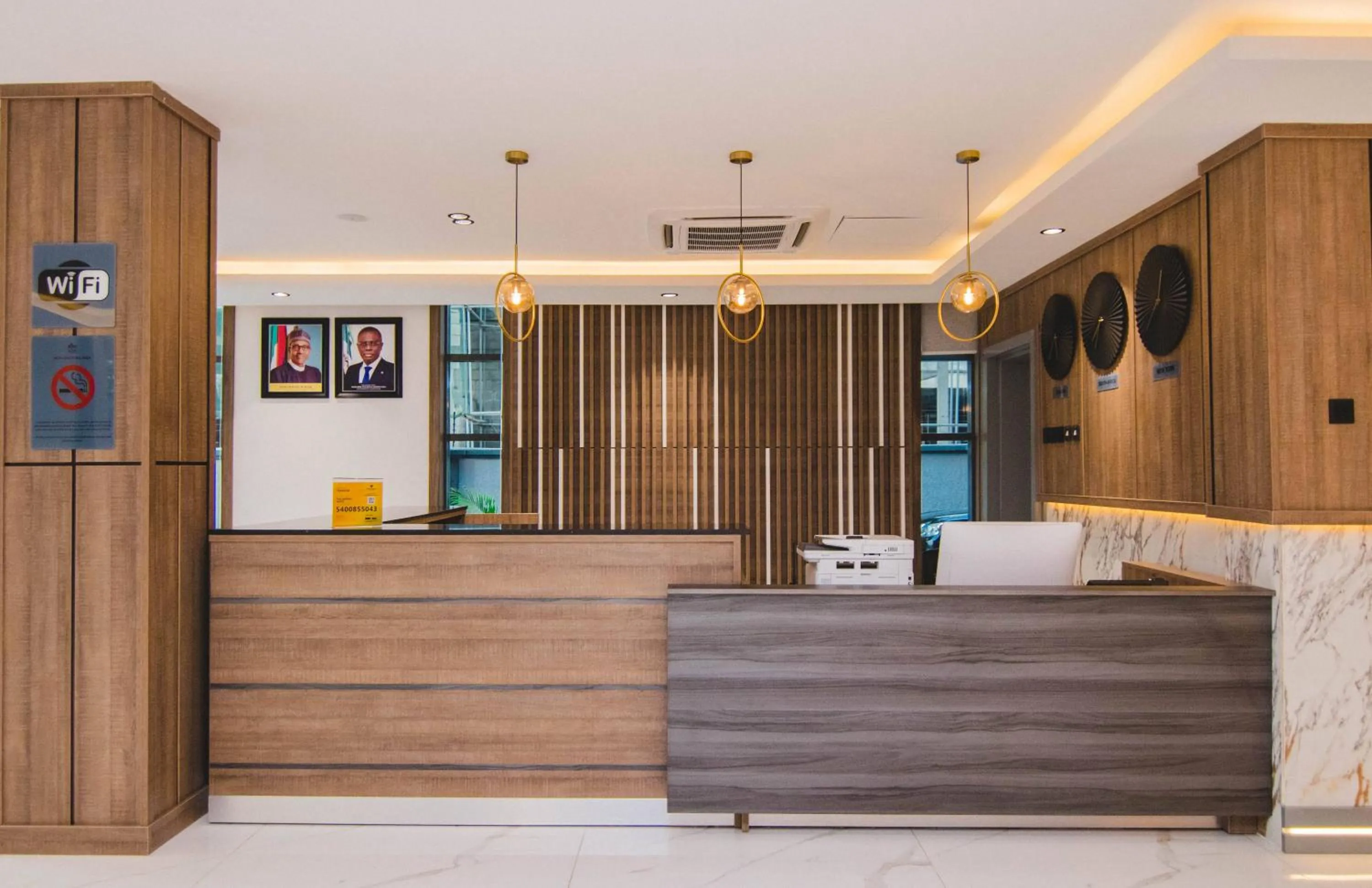 Lobby or reception in The Safron Hotel
