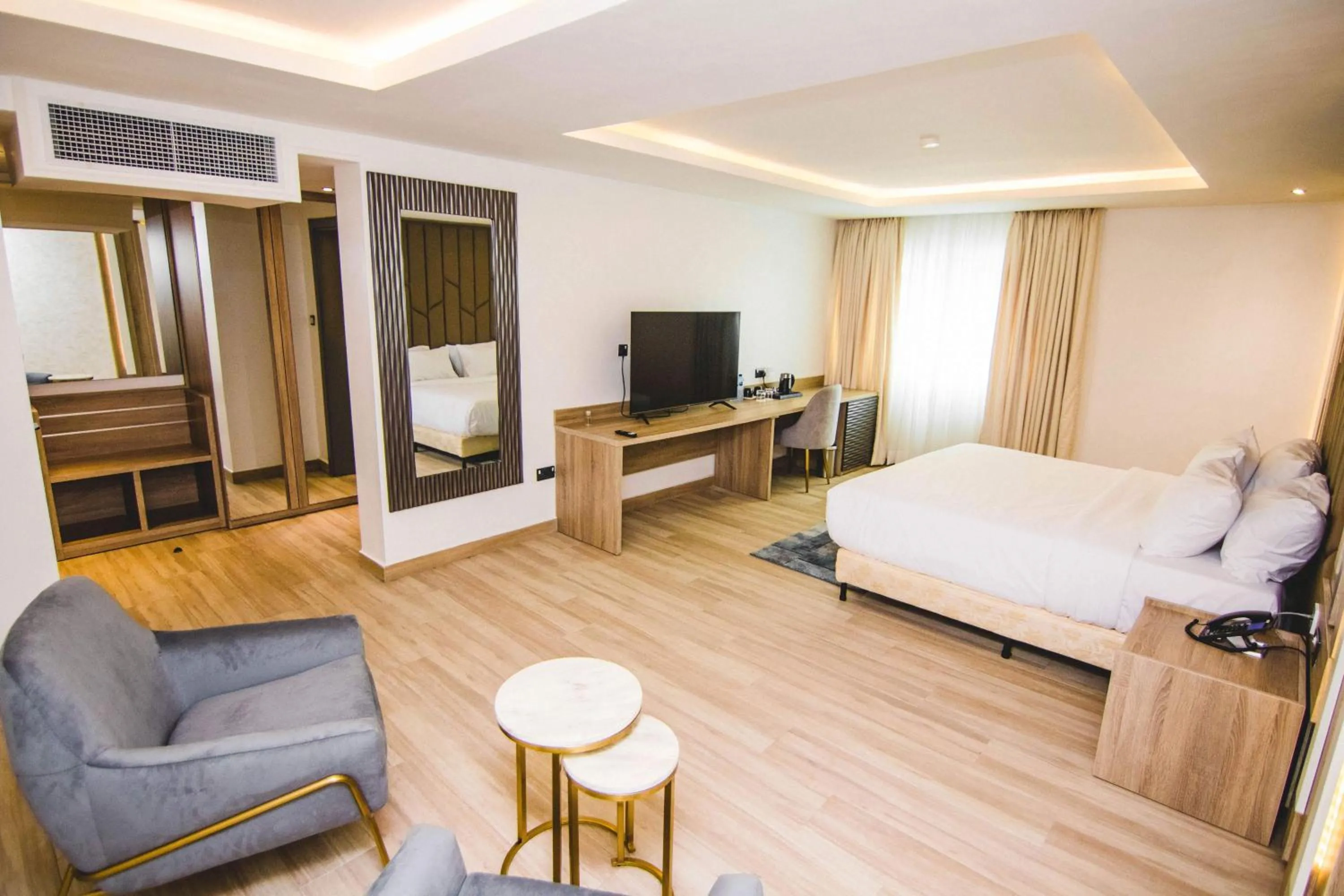 Bed in The Safron Hotel