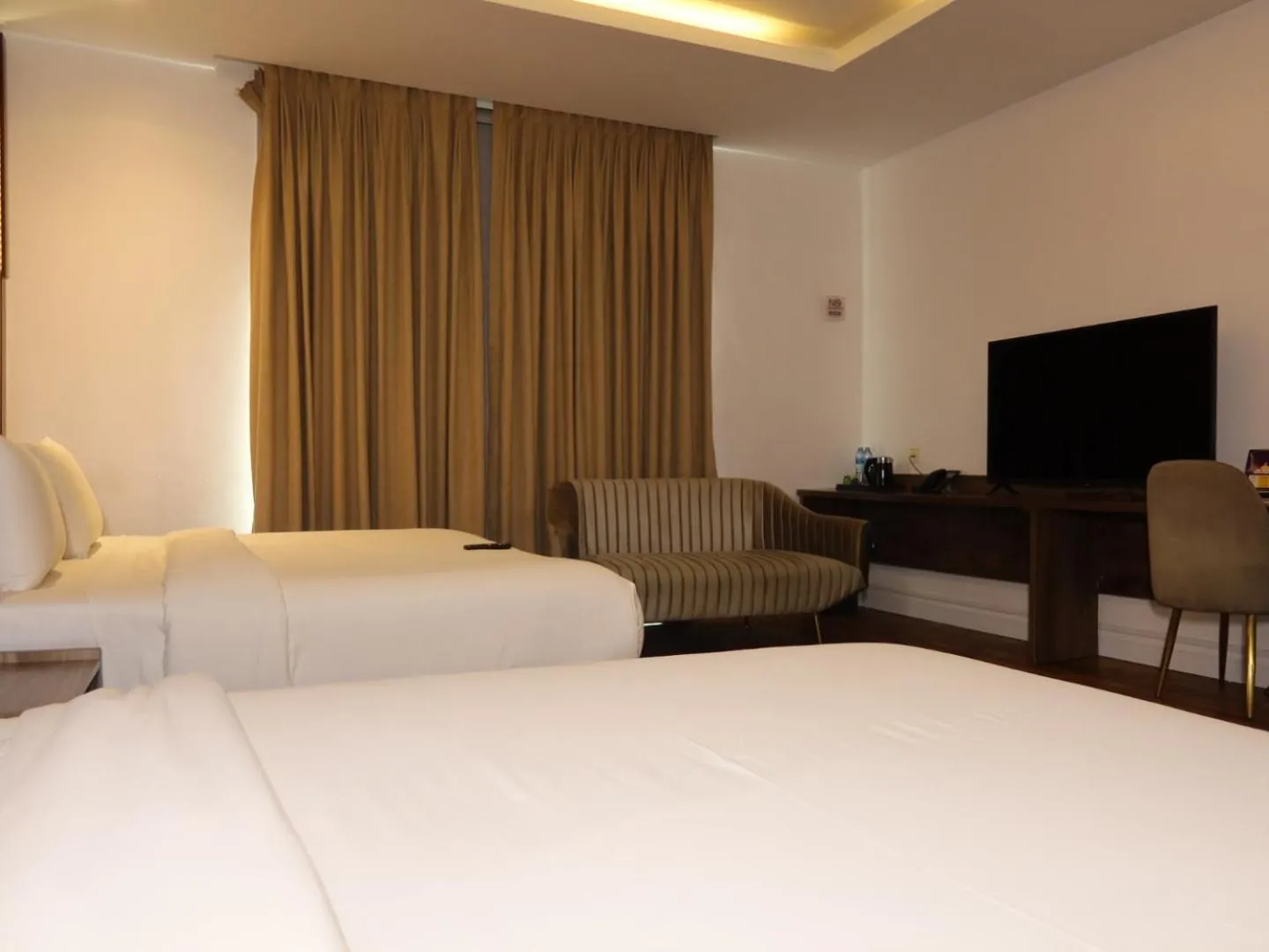 Bed in The Safron Hotel