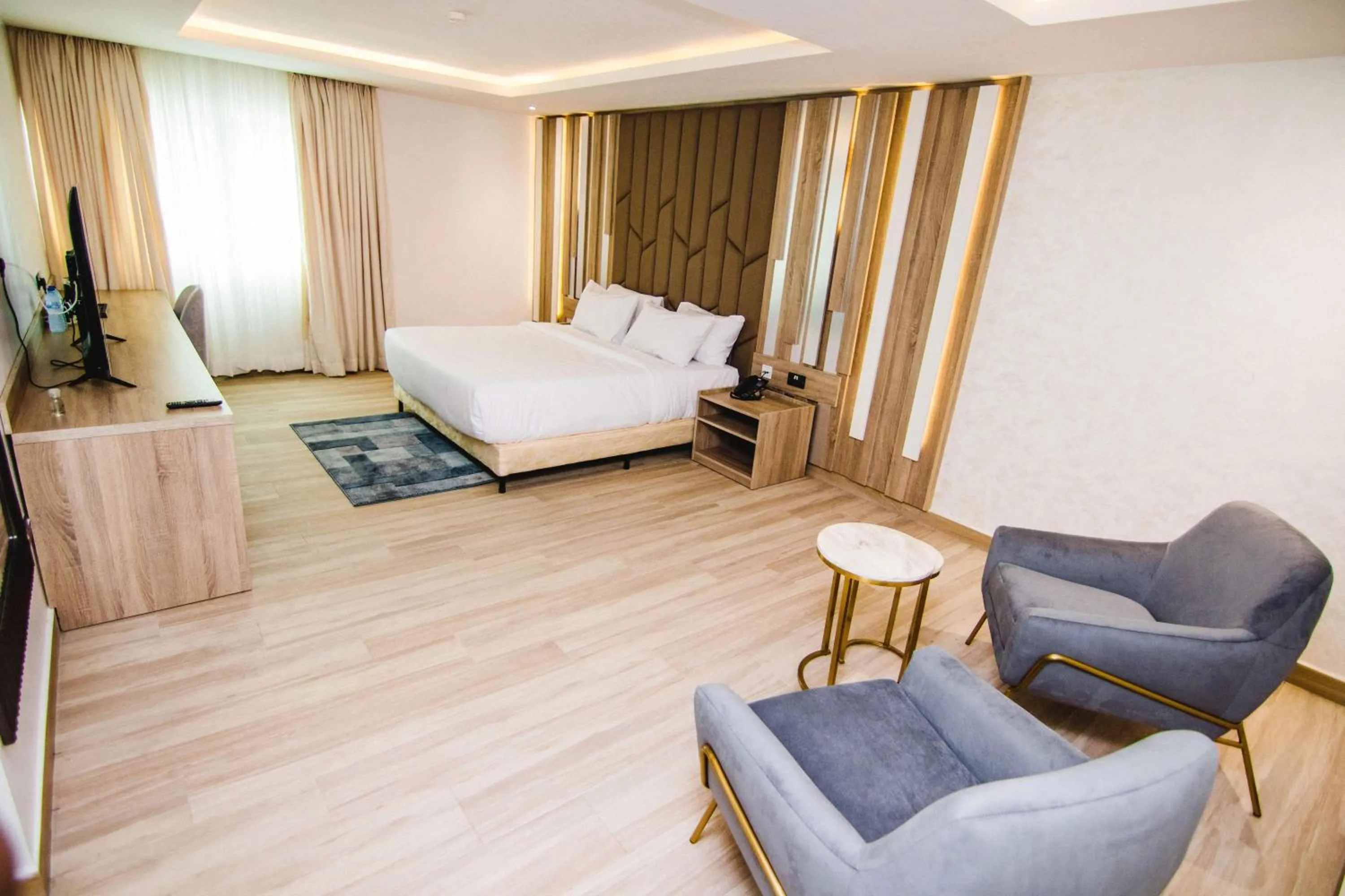 Bed in The Safron Hotel