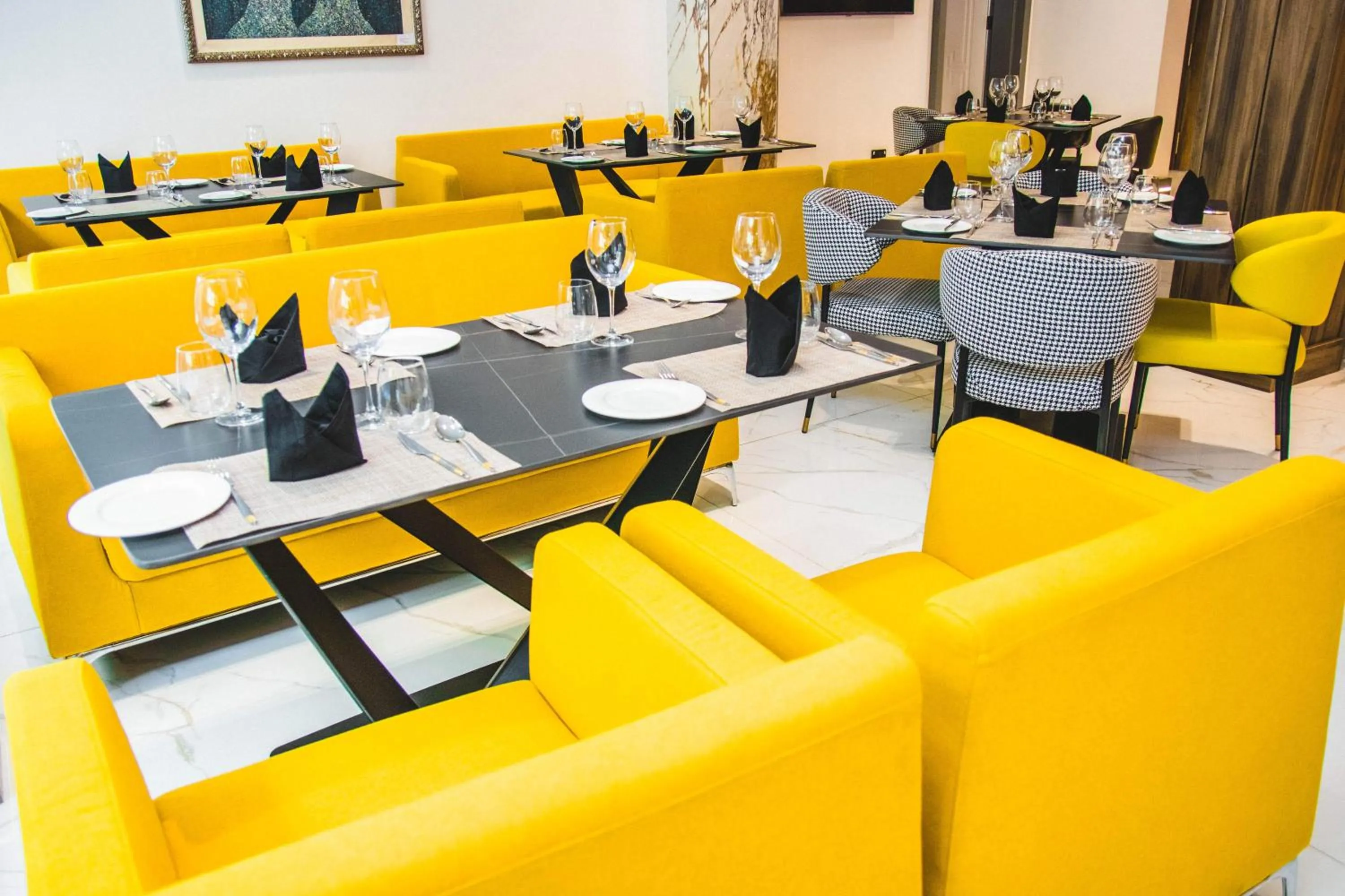 Restaurant/places to eat in The Safron Hotel