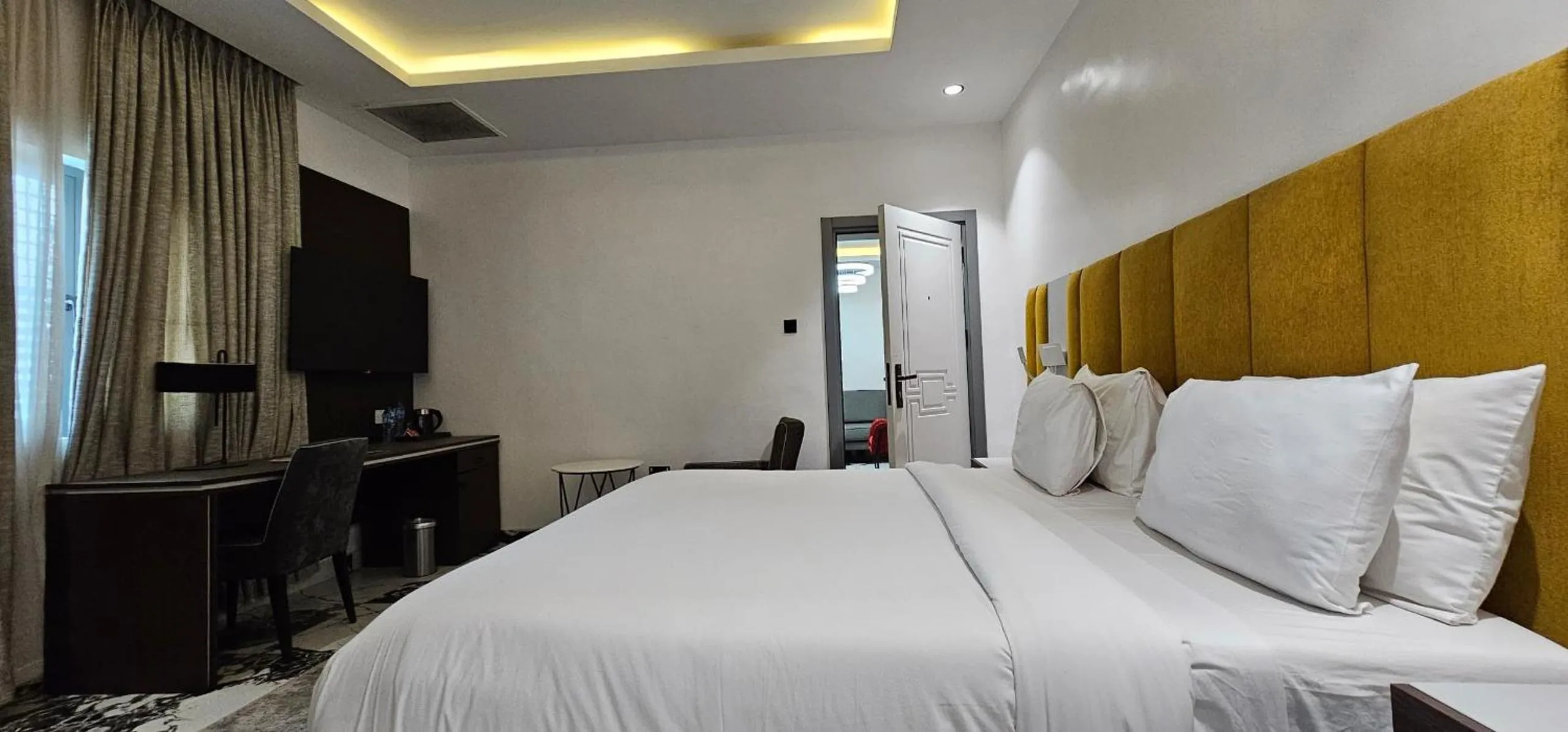 Bed in The Safron Hotel