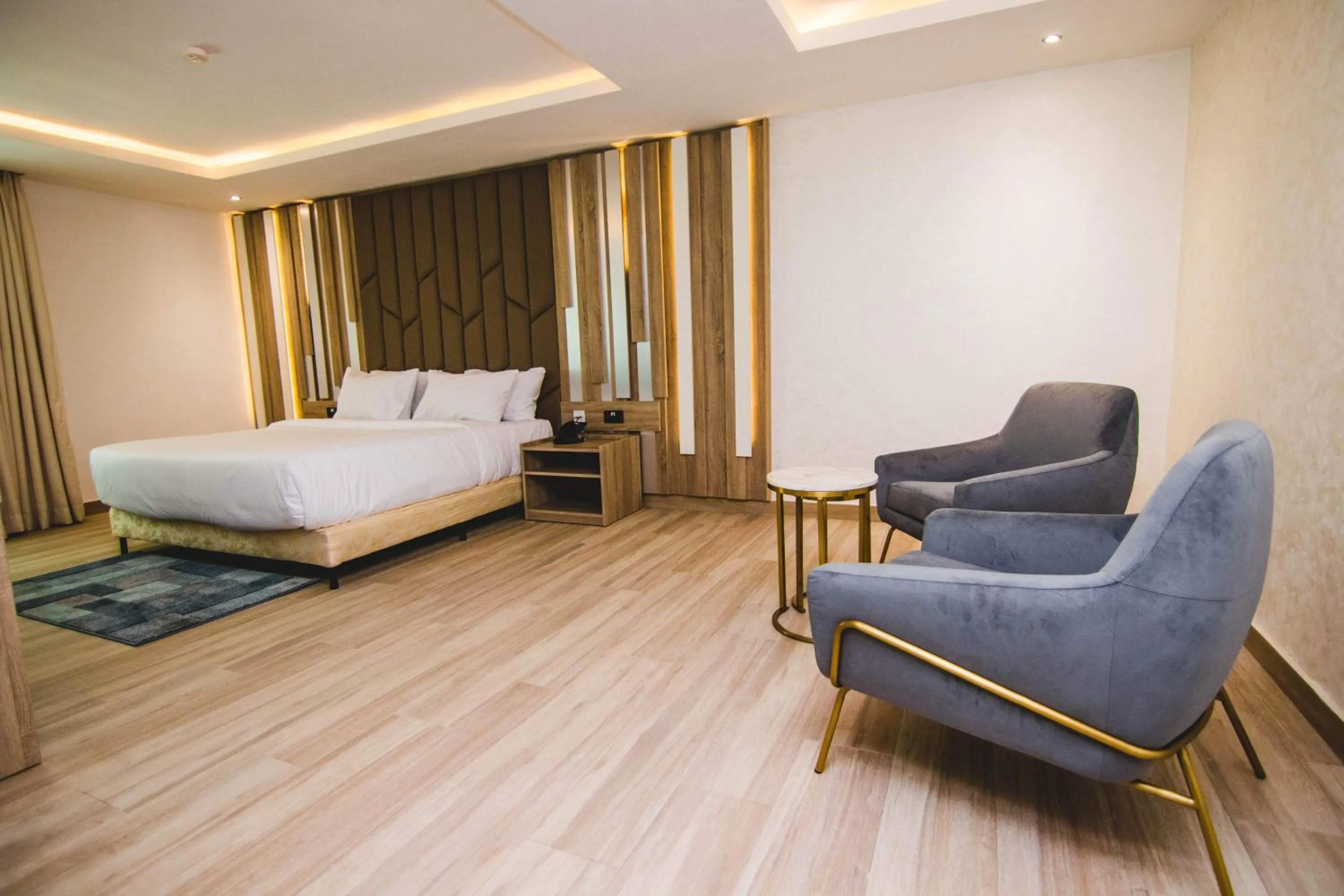 Bed in The Safron Hotel