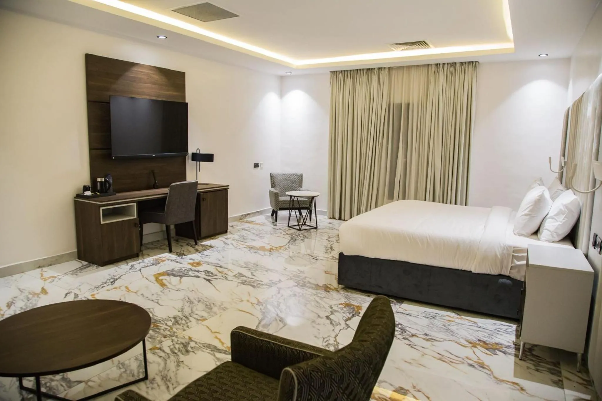 Bed in The Safron Hotel