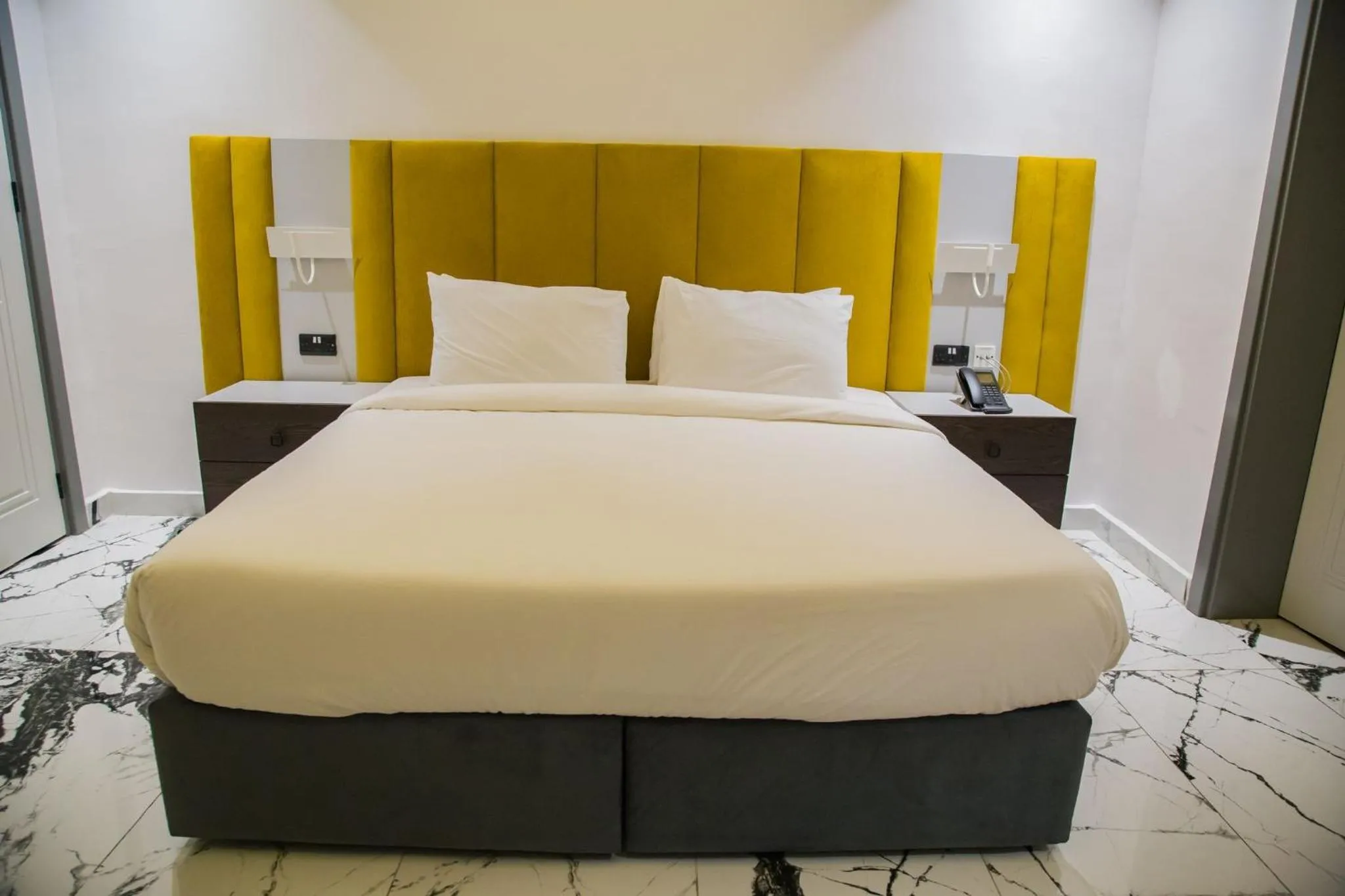 Bed in The Safron Hotel
