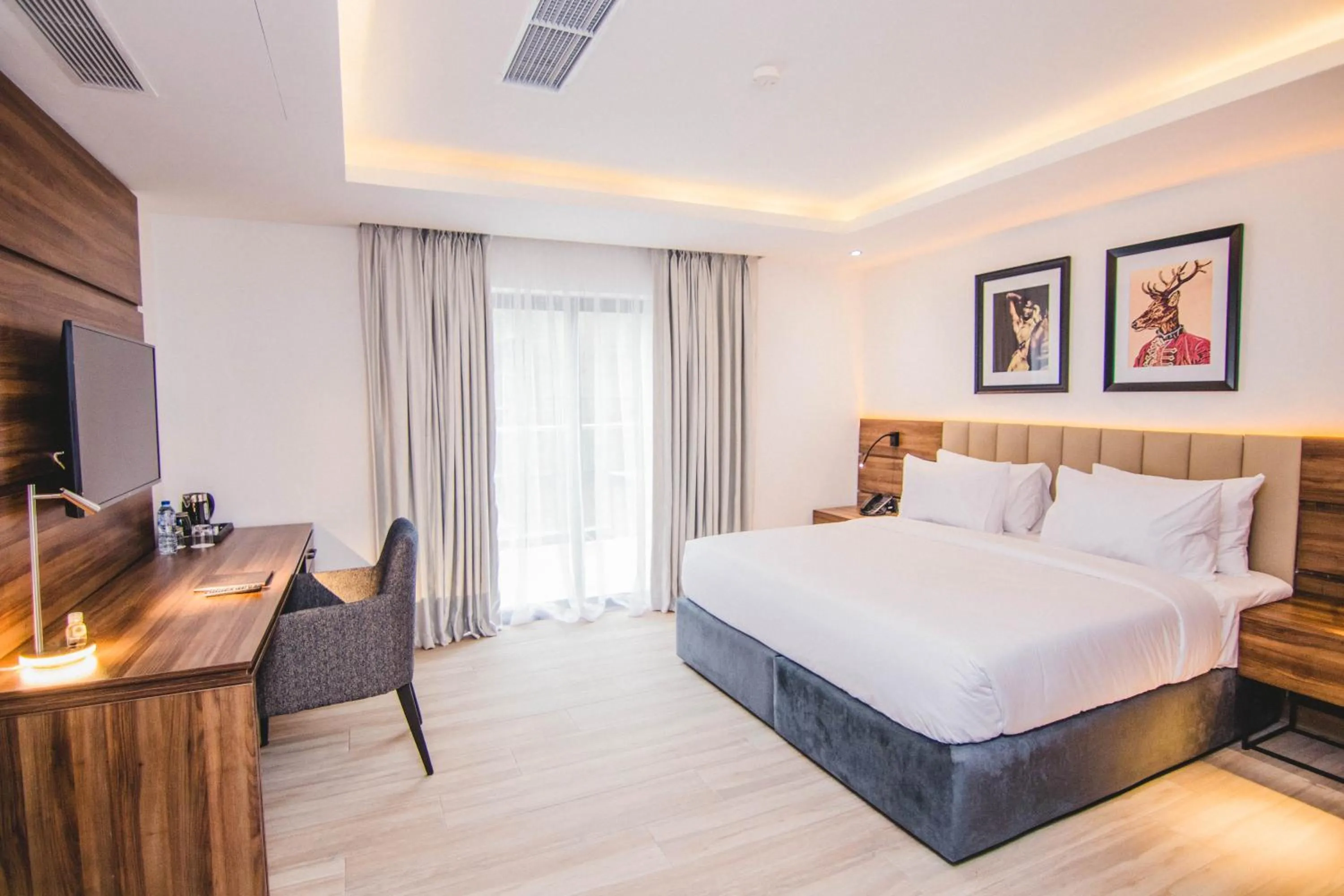 Bed in The Safron Hotel