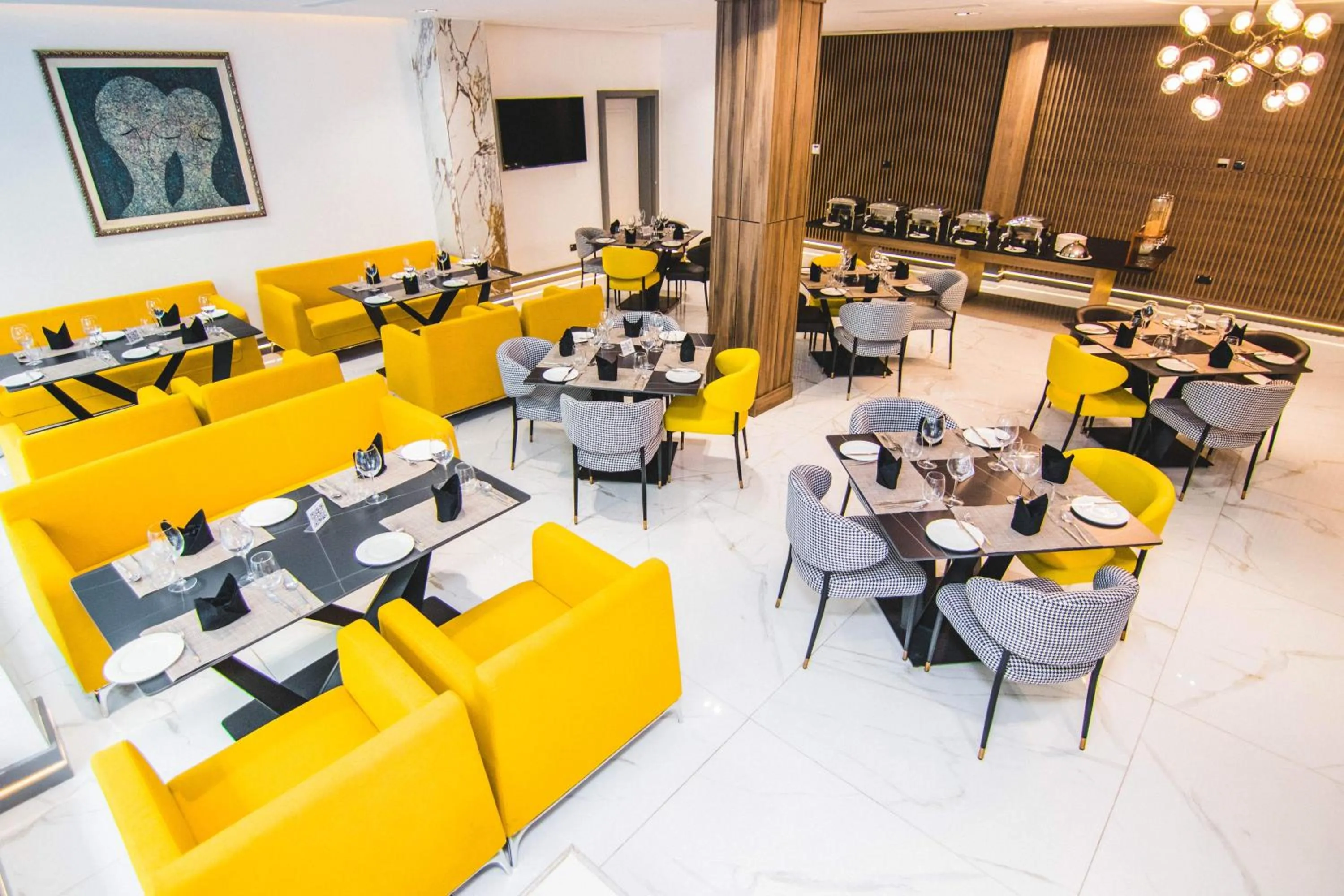 Restaurant/places to eat in The Safron Hotel