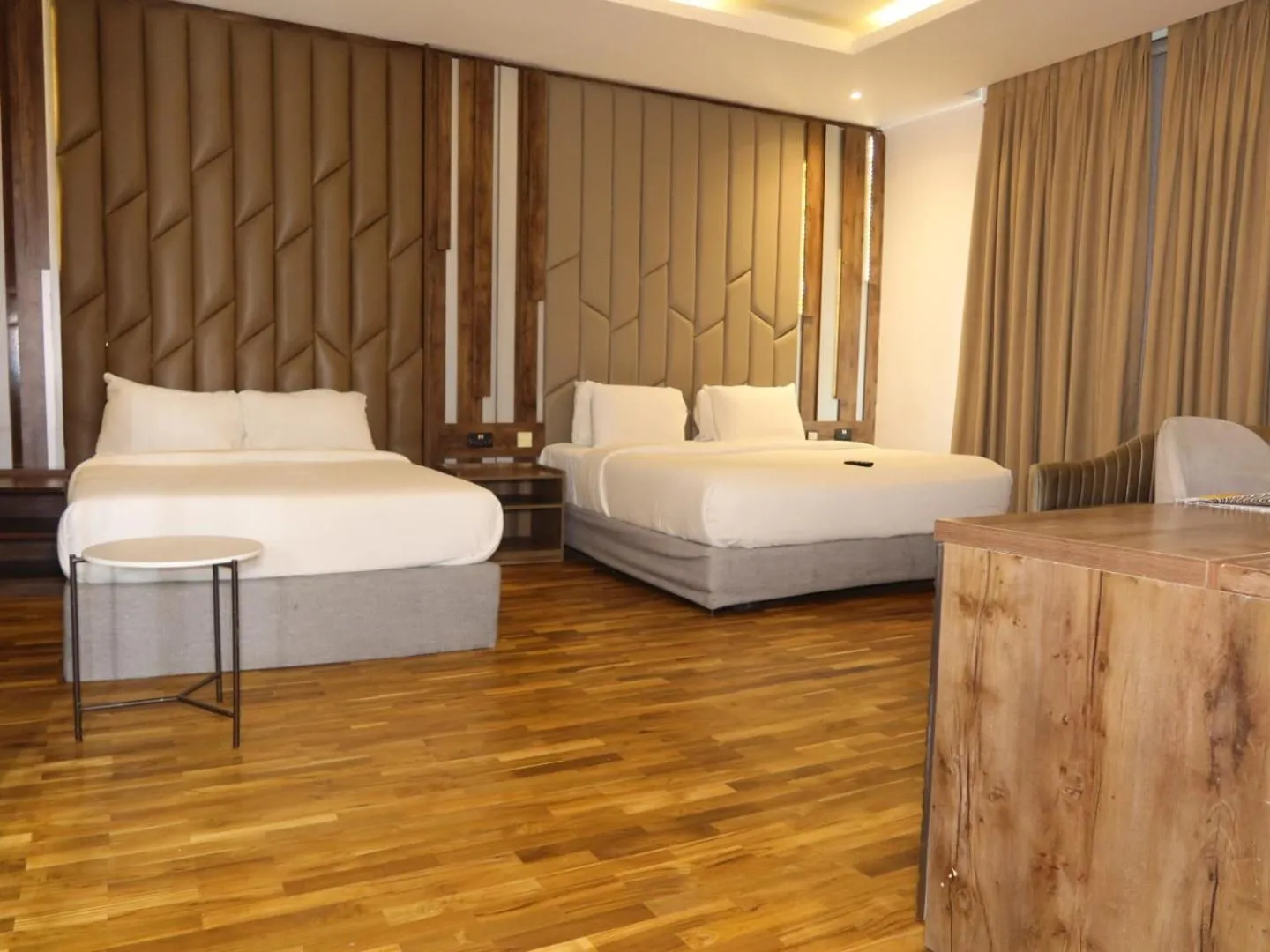 Bed in The Safron Hotel