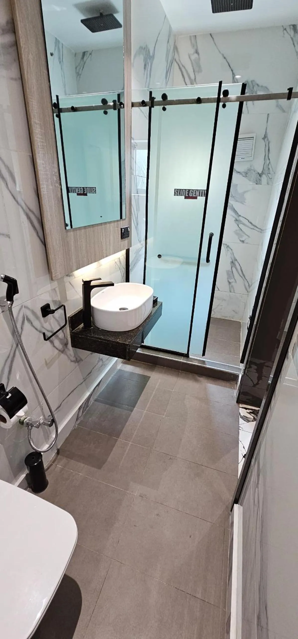 Shower in The Safron Hotel