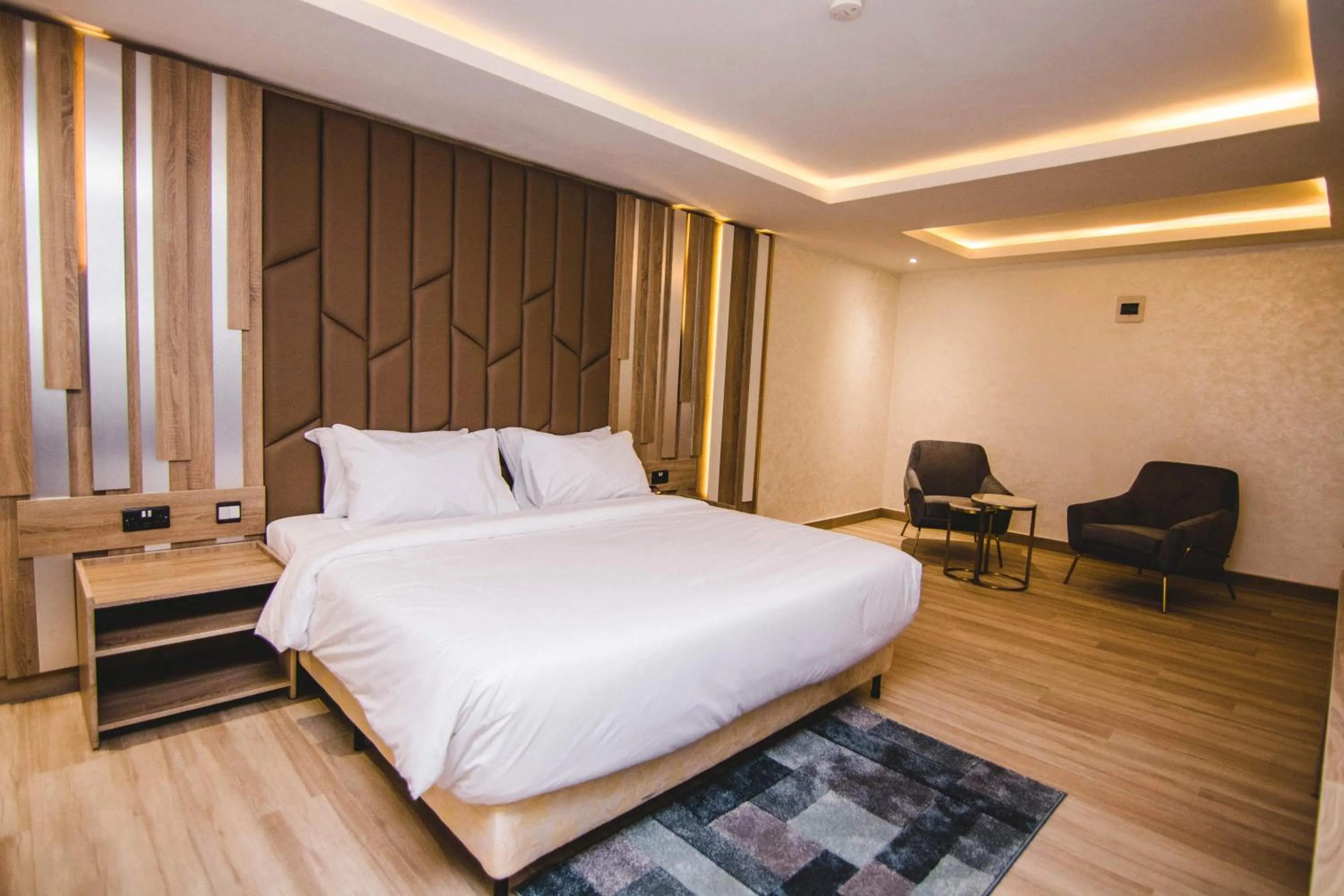 Bed in The Safron Hotel