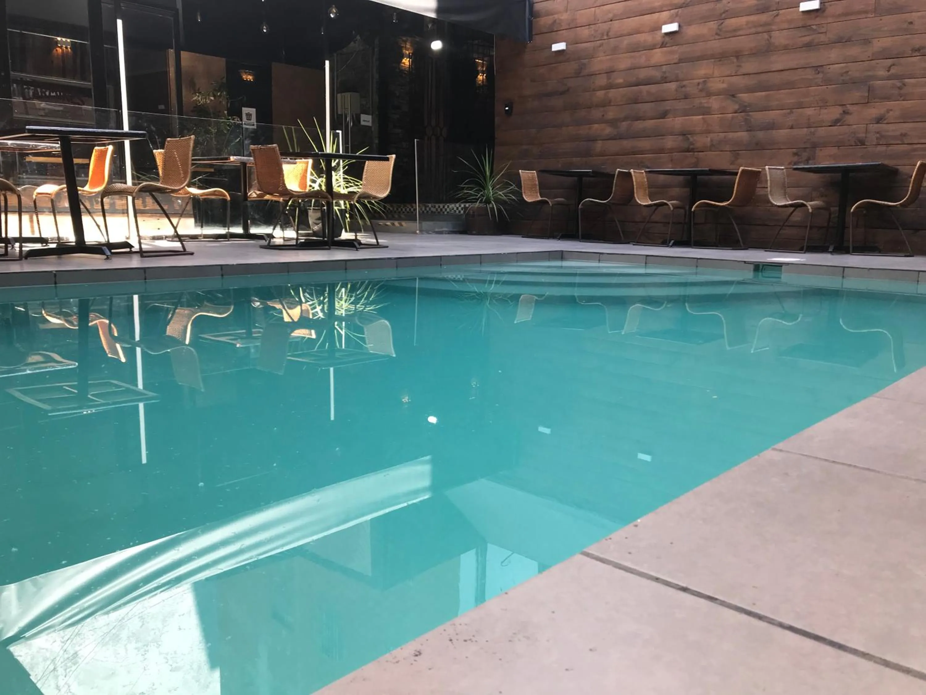 Pool view in Tremo Bellas Artes