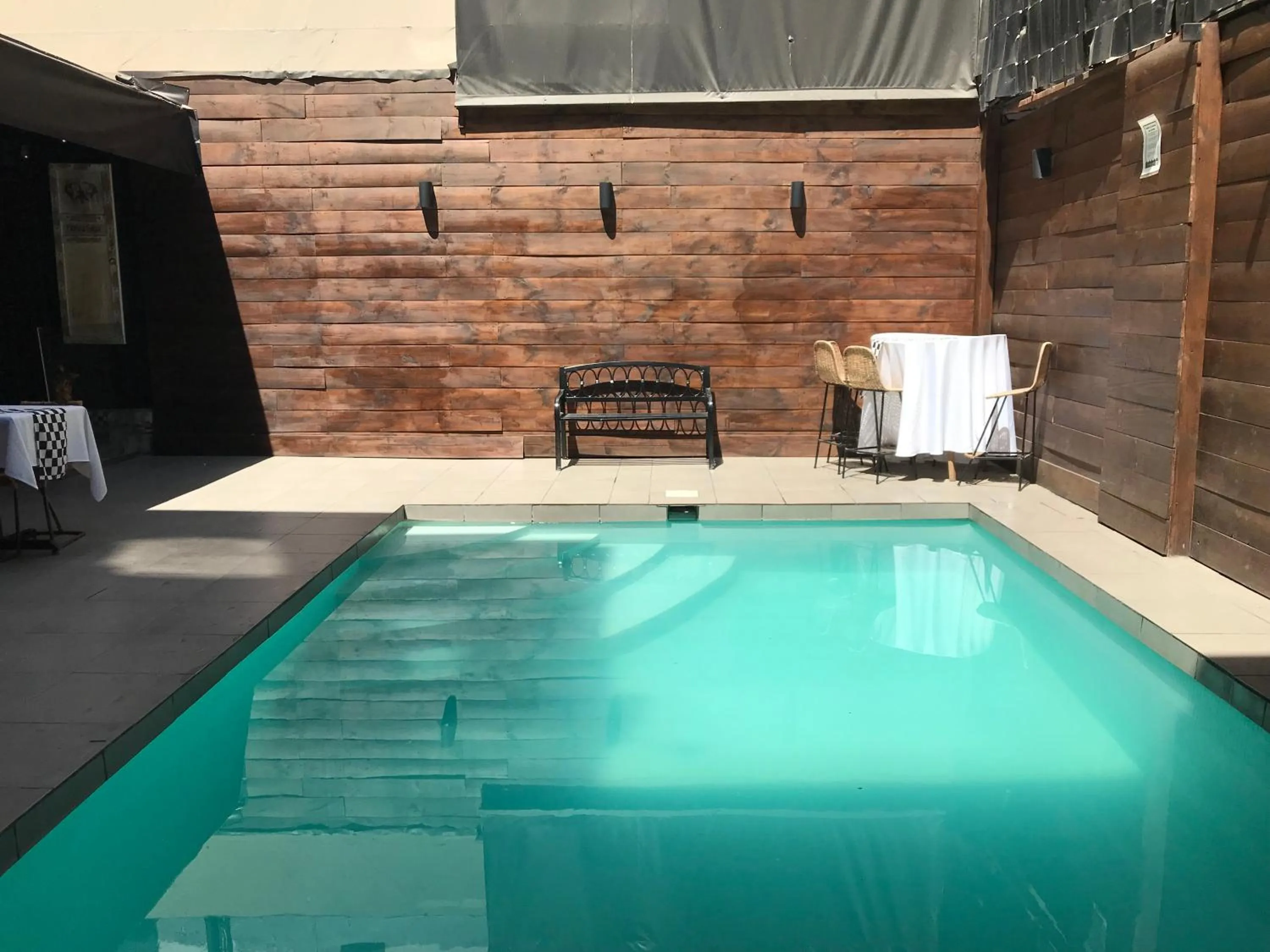 Pool view in Tremo Bellas Artes