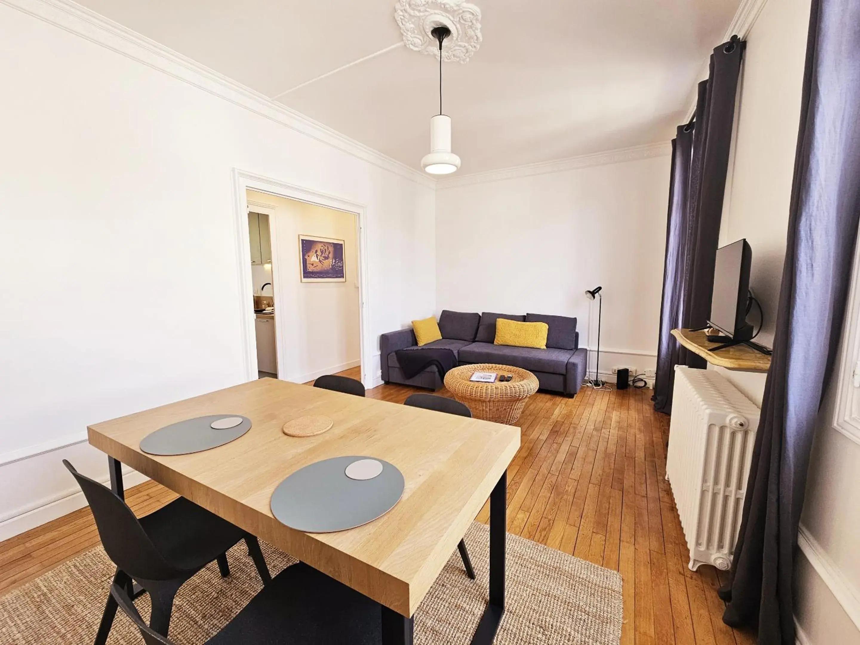 Living room in Fanfrelin joli T3 centre ville Living room in Fanfrelin joli T3 centre ville