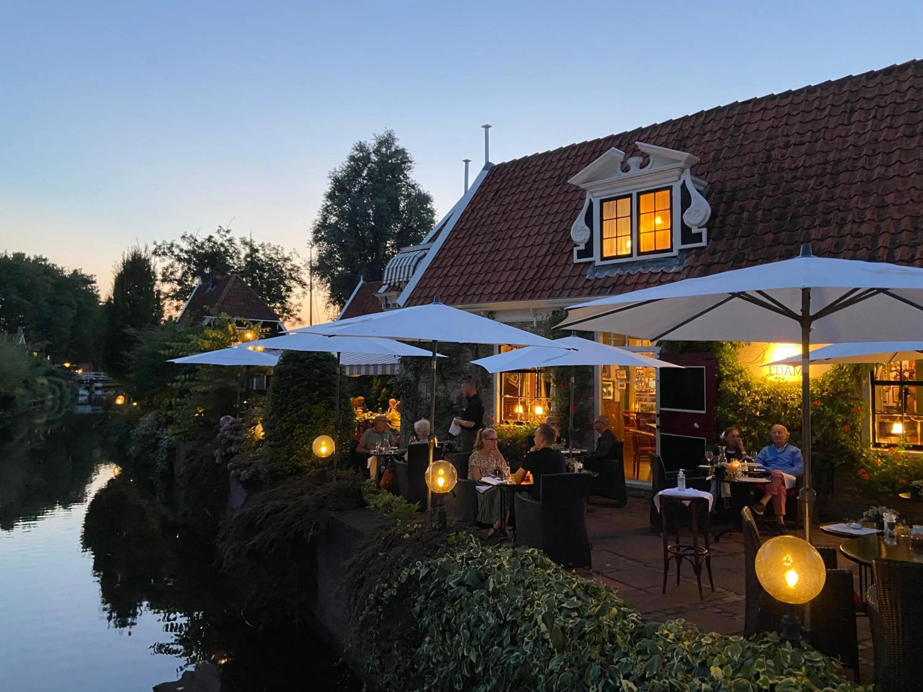 Patio in Hotel & Restaurant De Fortuna