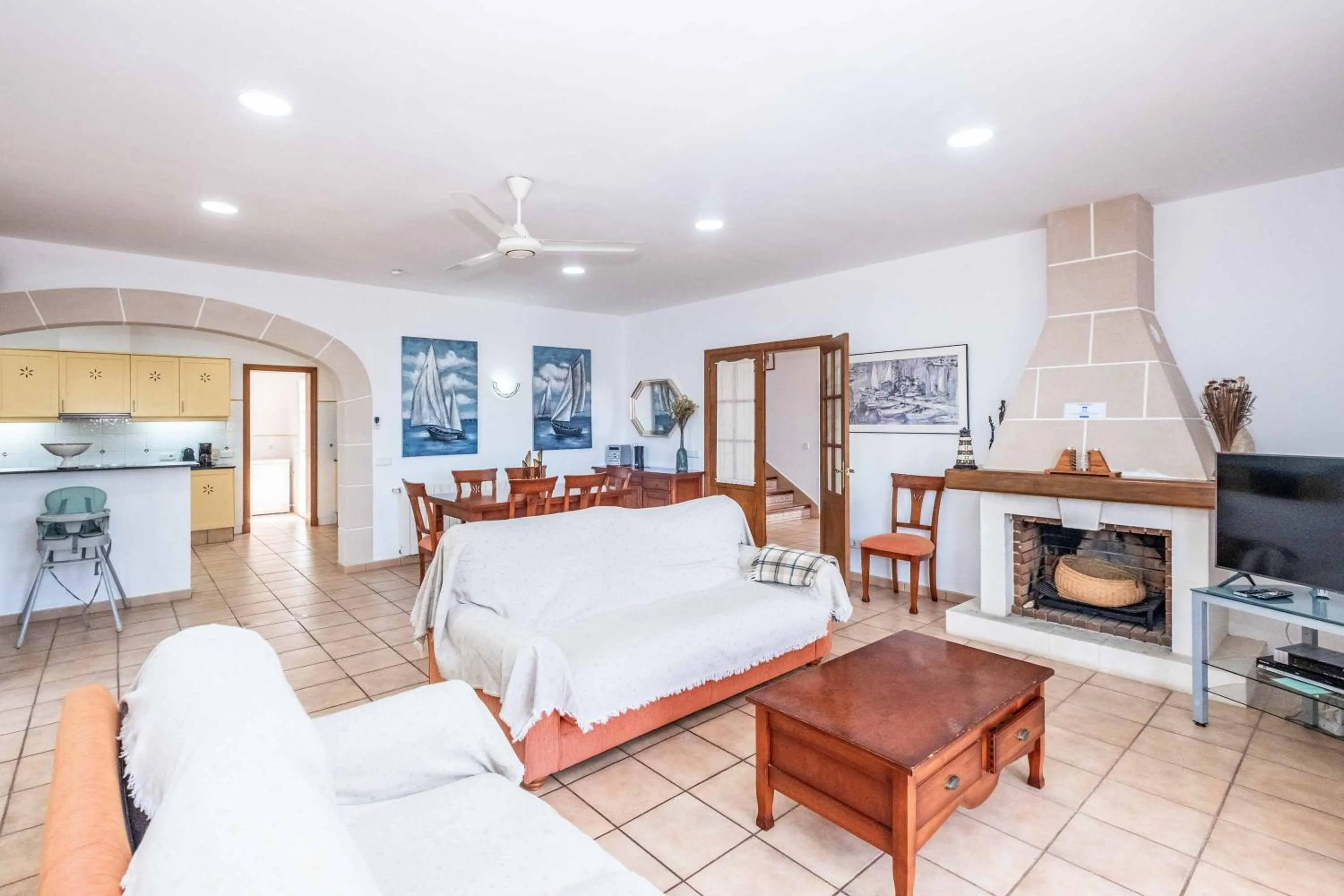 Living room in Villa Alaris