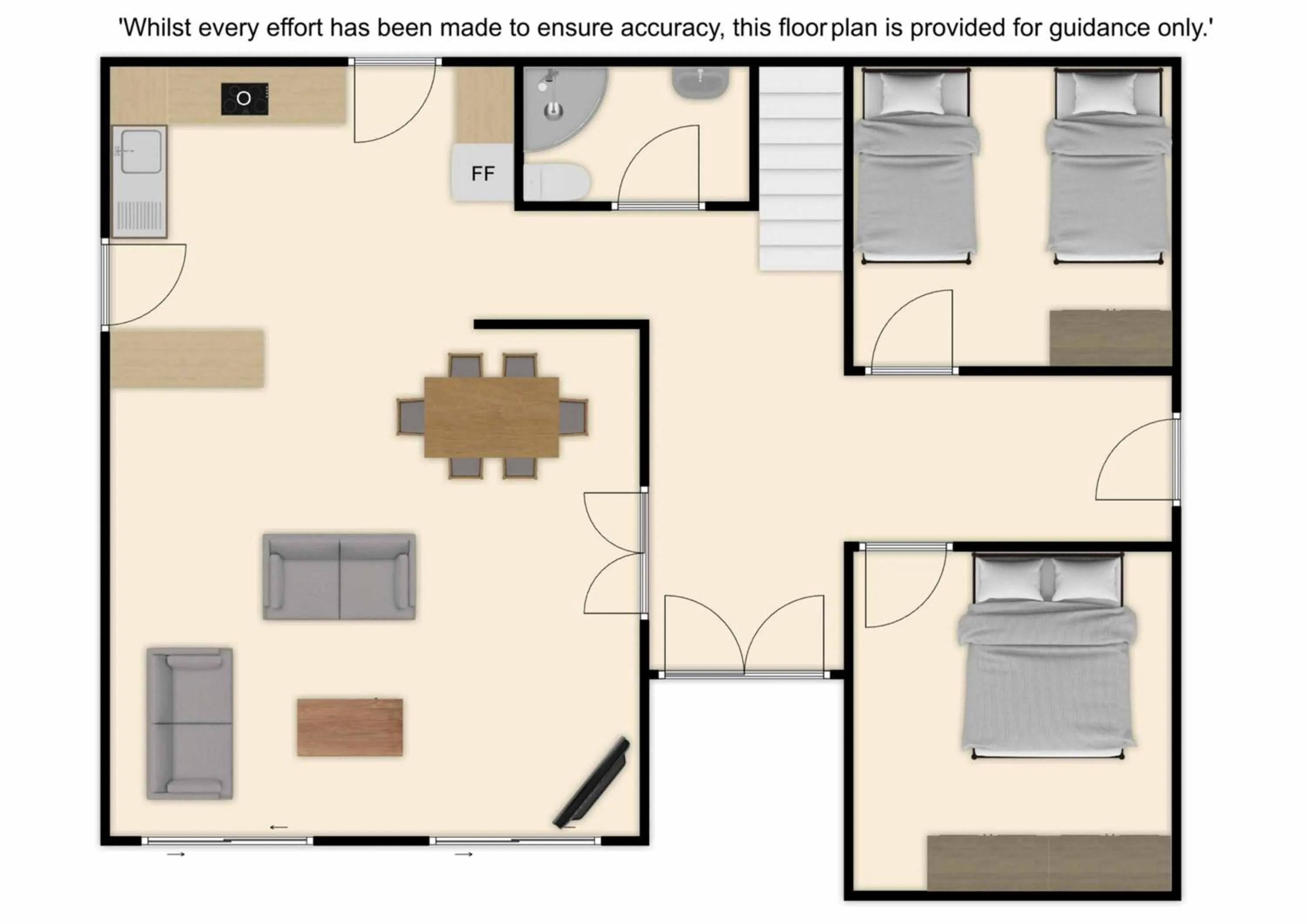 Floor plan in Villa Alaris