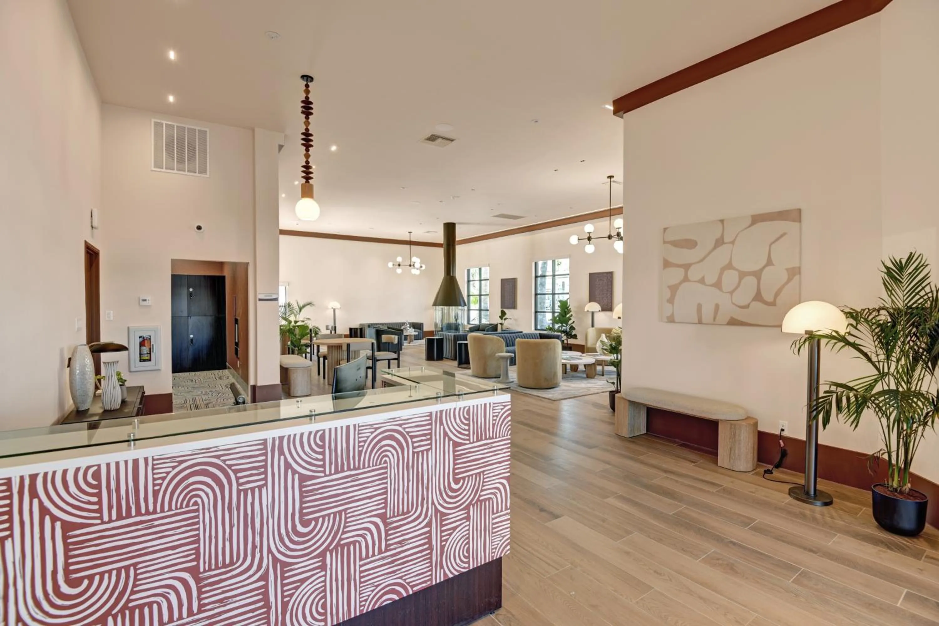 Lobby or reception in The Dunes Hotel (Palm Springs)