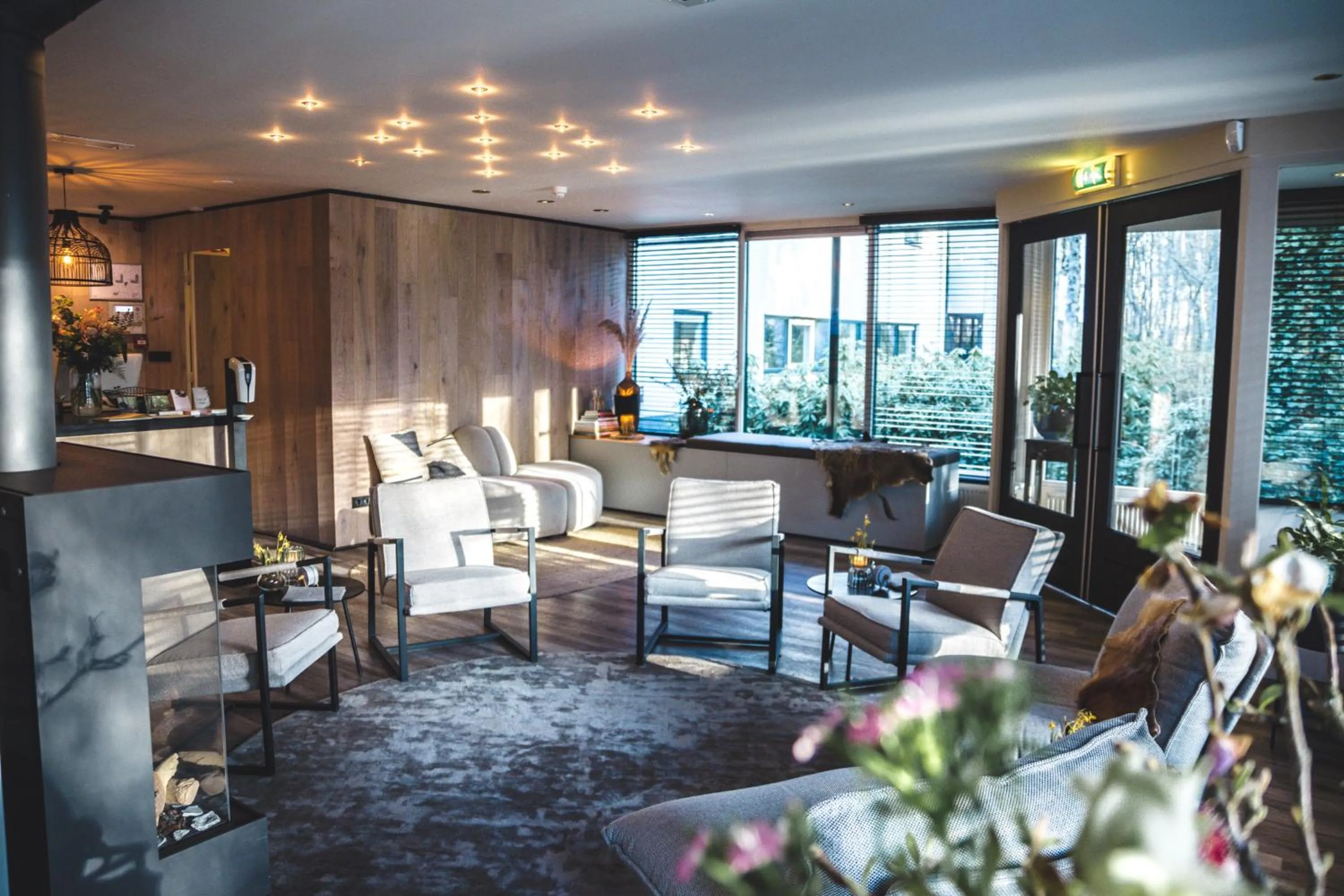 Lobby or reception in Witte Berken Natuurhotel