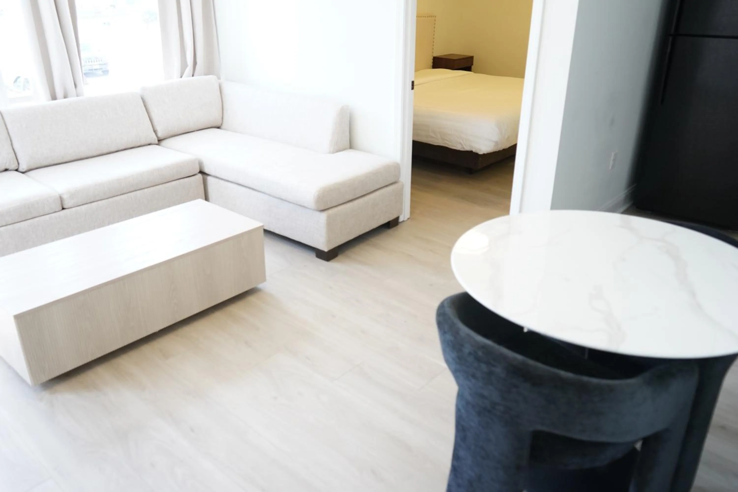 Living room in Indigo