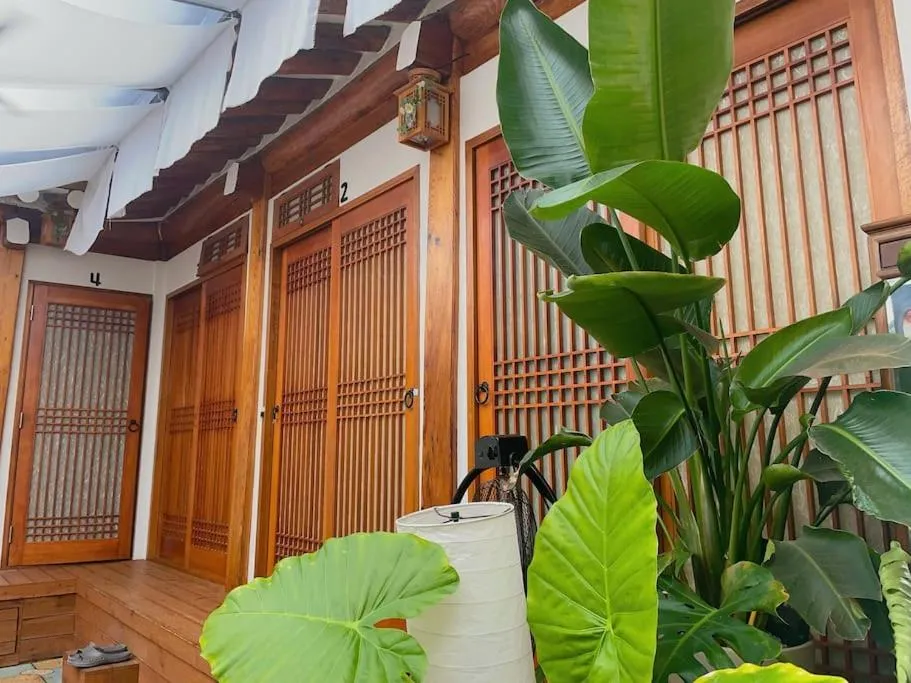 Garden view in Bibimbap Hanok Guesthouse Gyeongbokgung