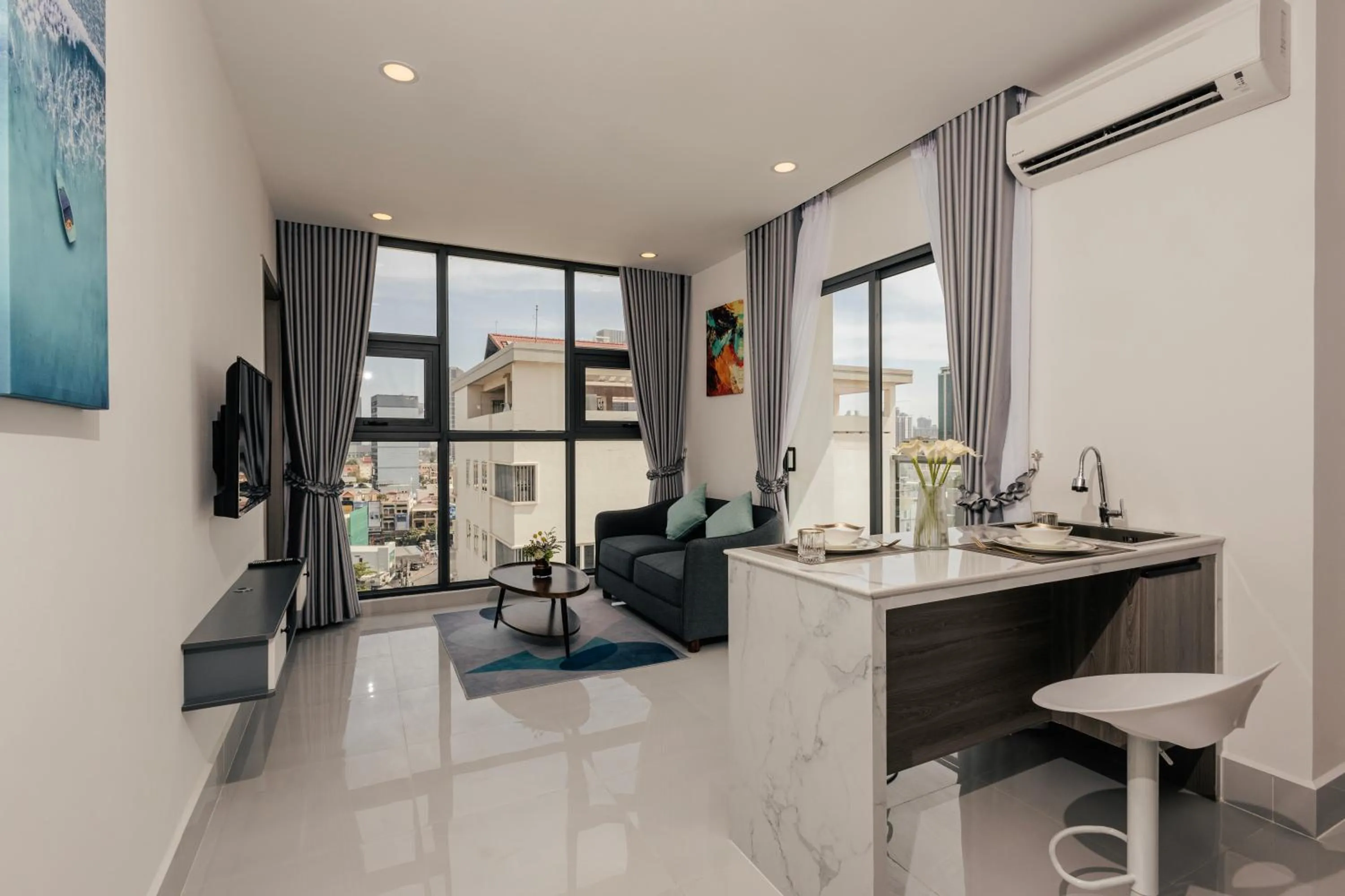 Seating area in La Cozii TK