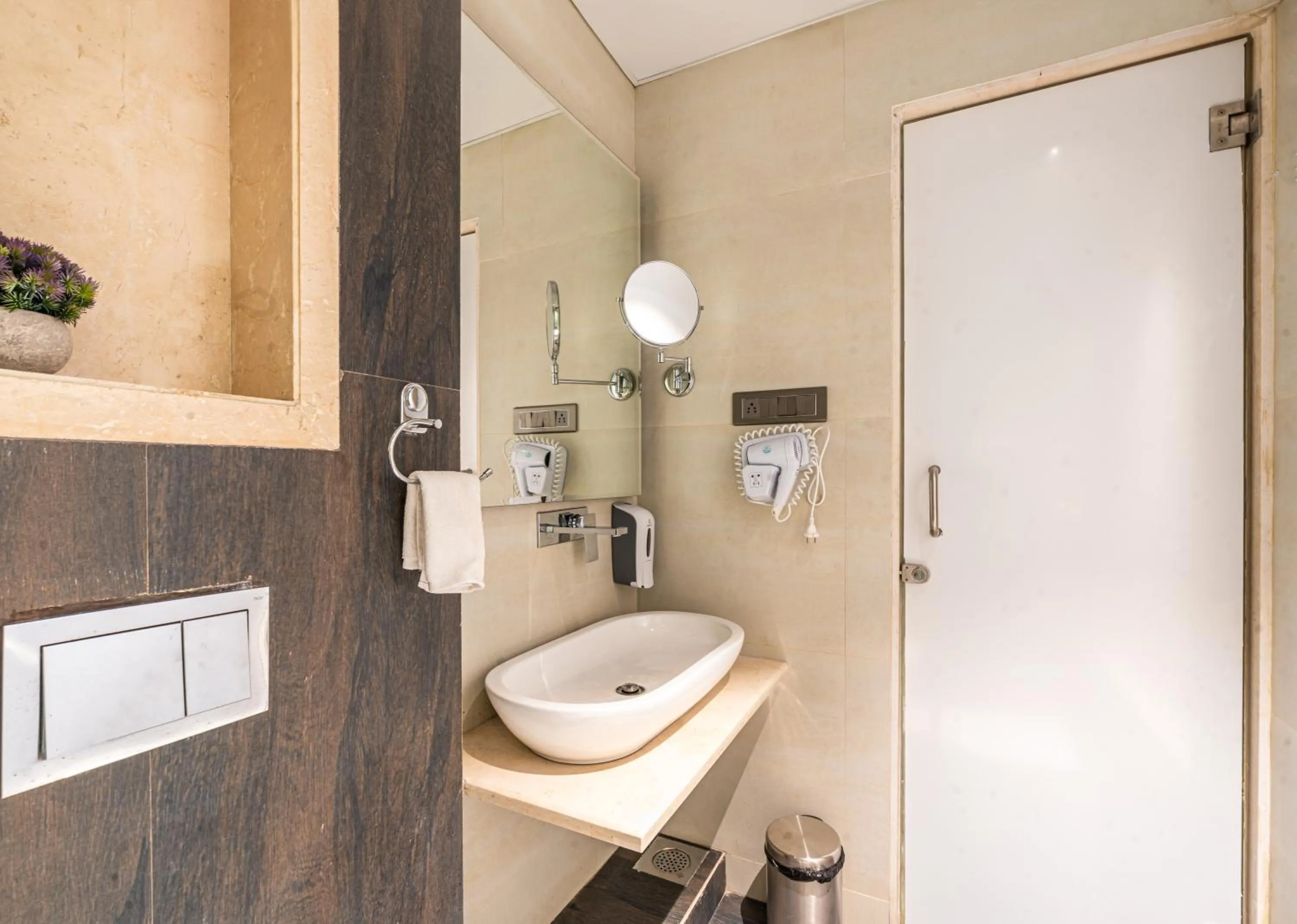 Bathroom in Treebo Premium Heritage Grand -Majiwada Thane