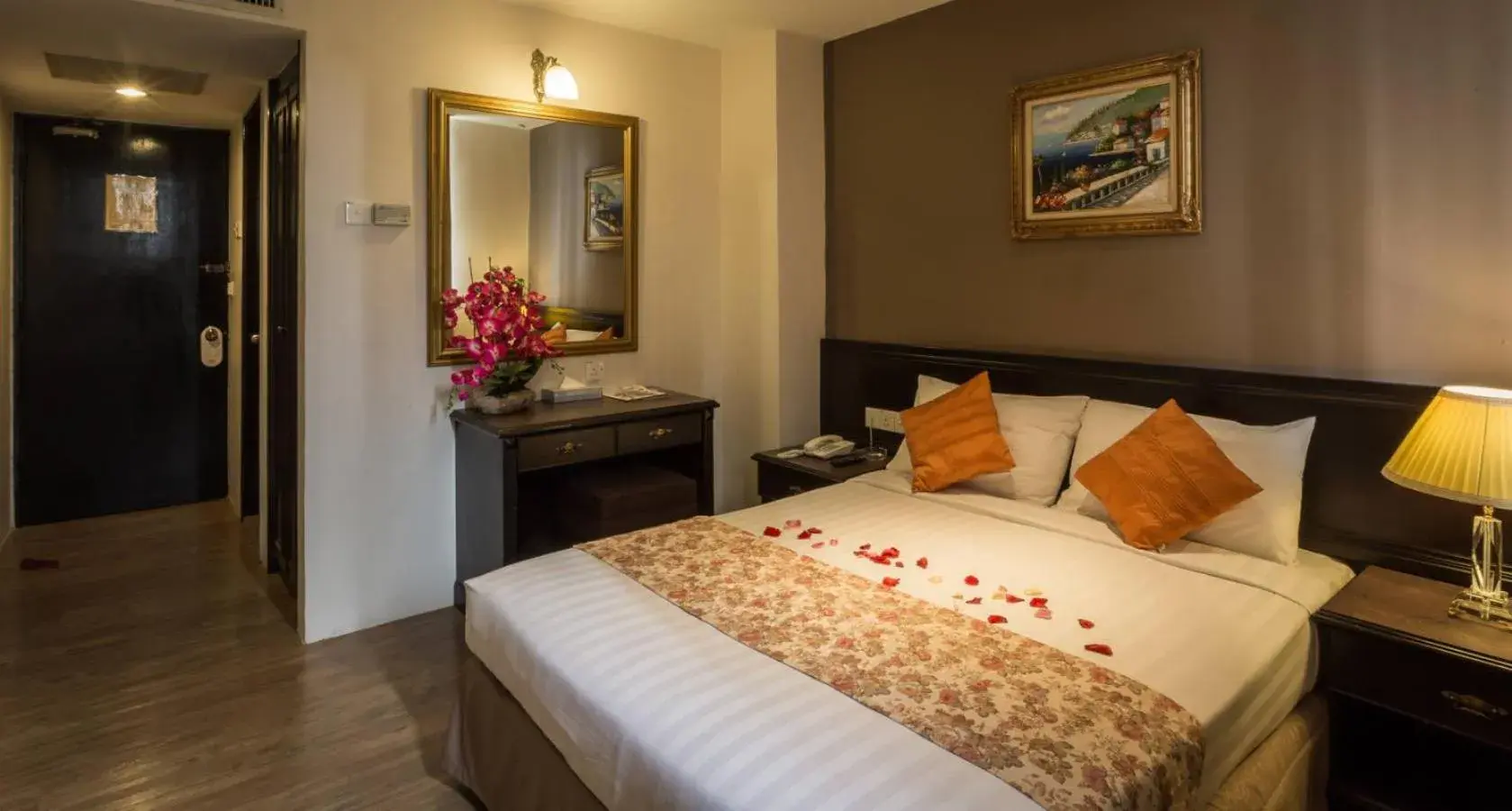 Bed in PJ De Inn Hotel Bed in PJ De Inn Hotel