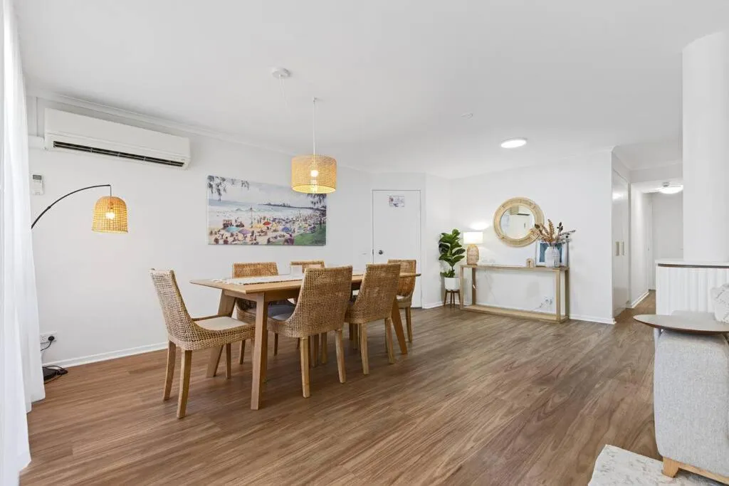 Seating area in Luxury on the Beach Surfside Resort -Sunshine Coast