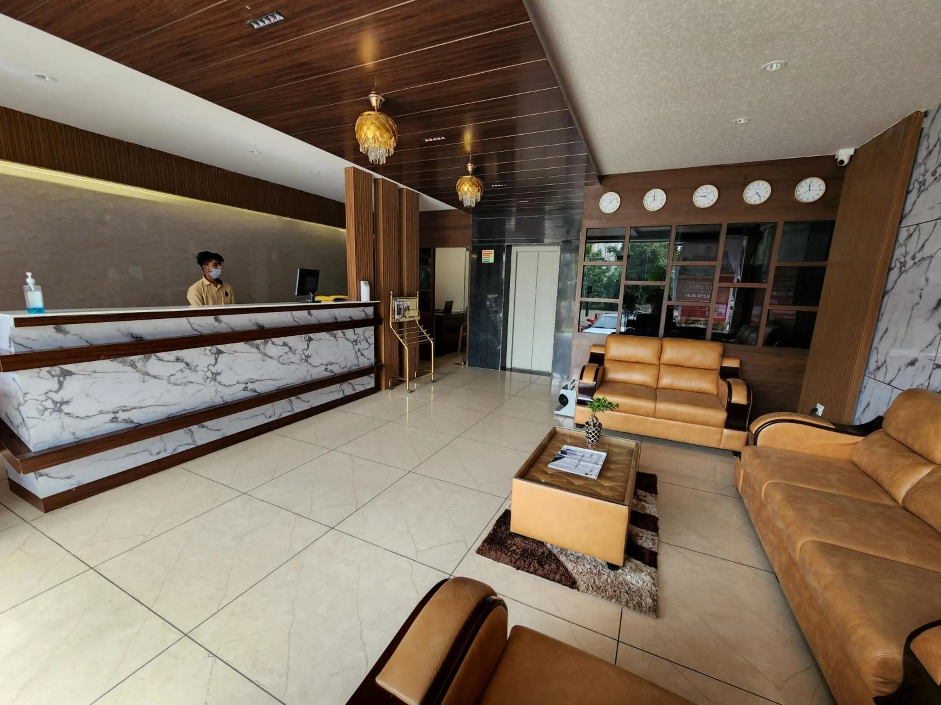 Lobby or reception in Happy Stays Whitefield