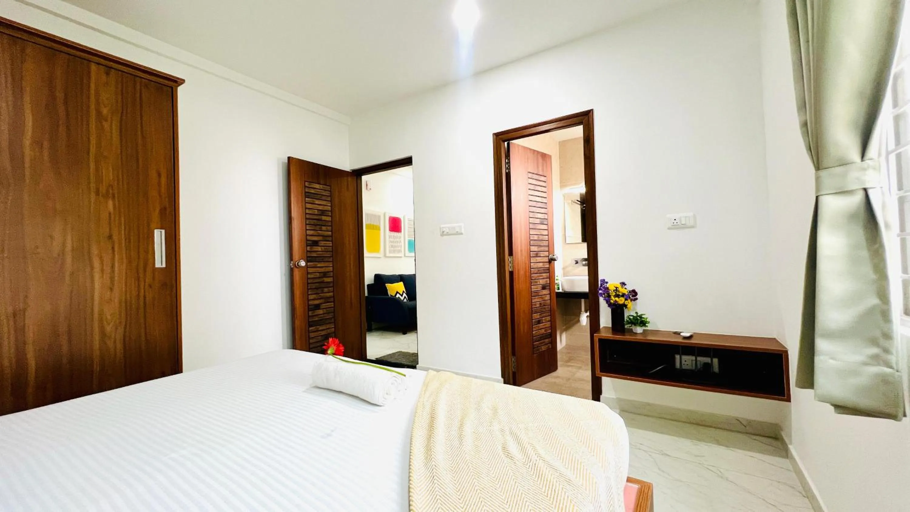 Bed in Olive Serviced Apartments BTM Layout