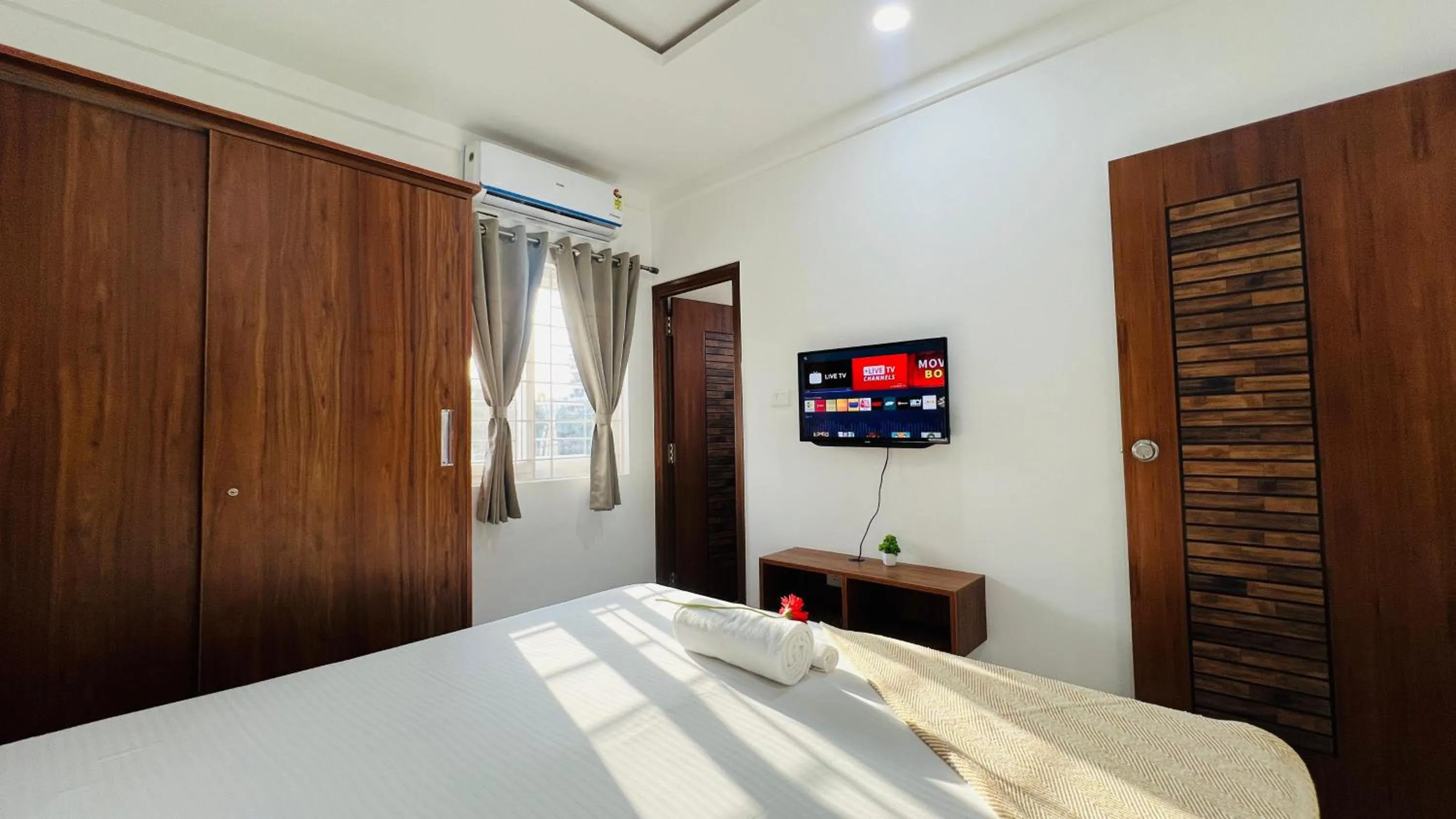 Bedroom, Bed in Olive Serviced Apartments BTM Layout