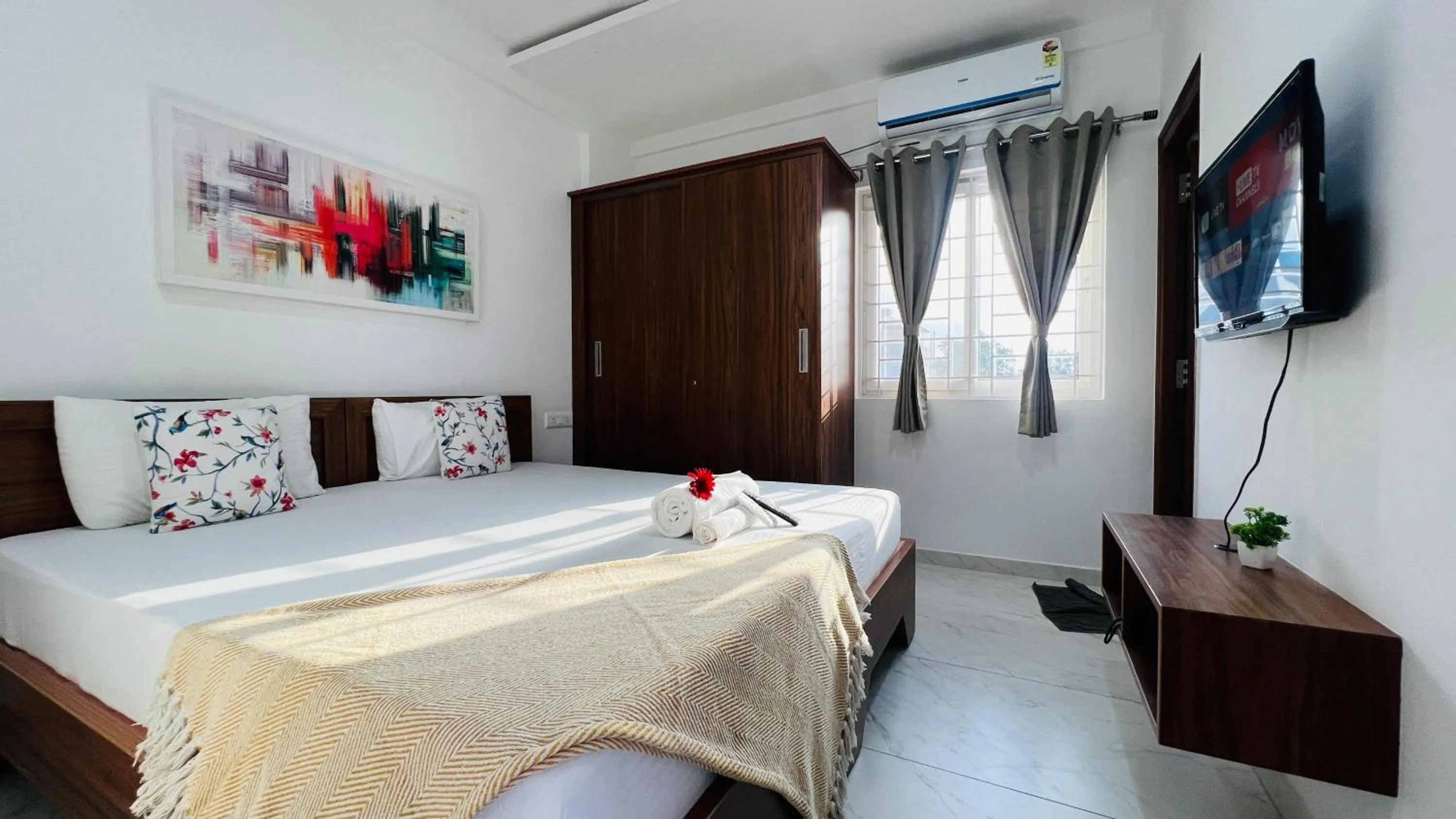 Bed in Olive Serviced Apartments BTM Layout