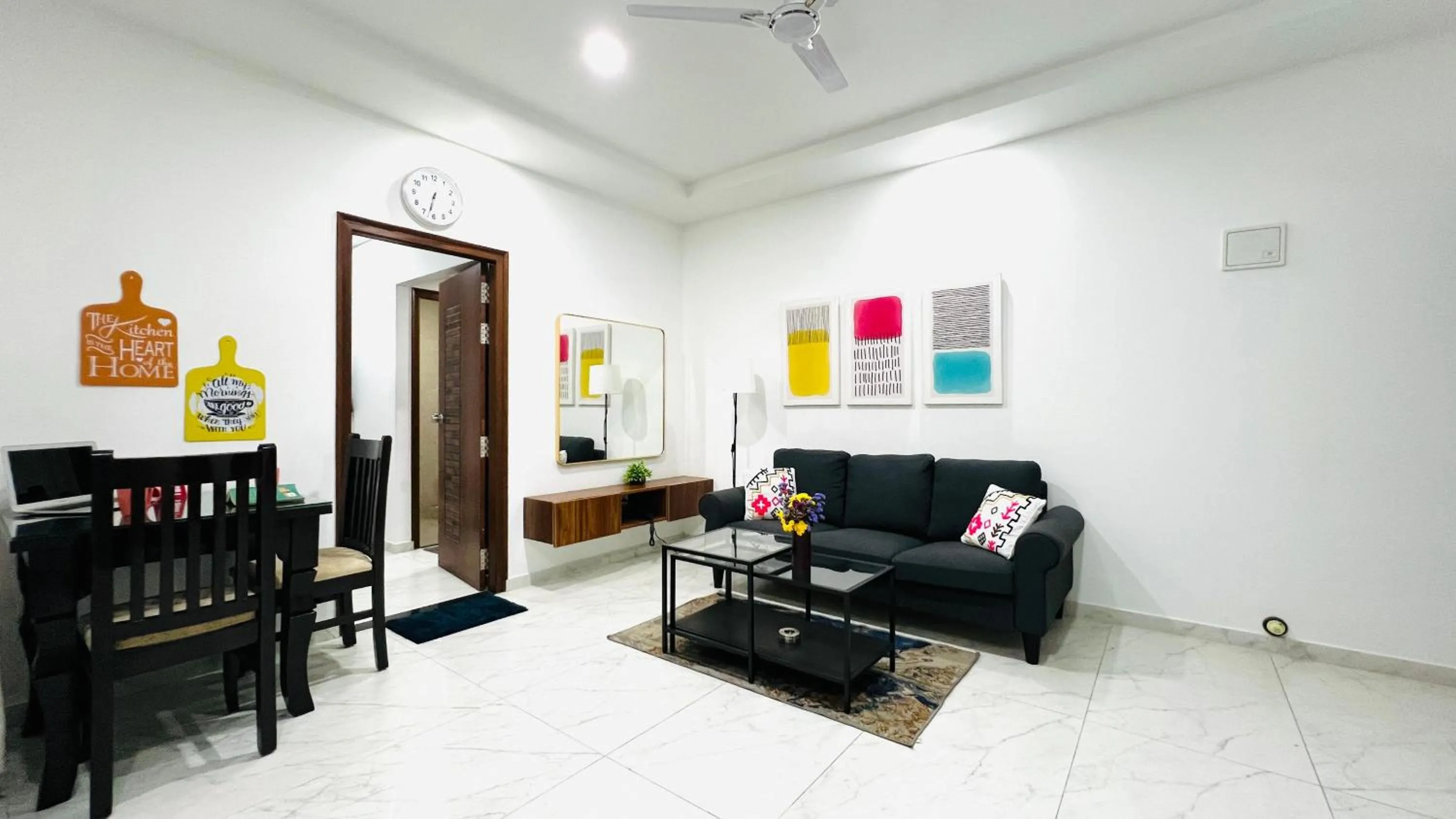 Living room in Olive Serviced Apartments BTM Layout