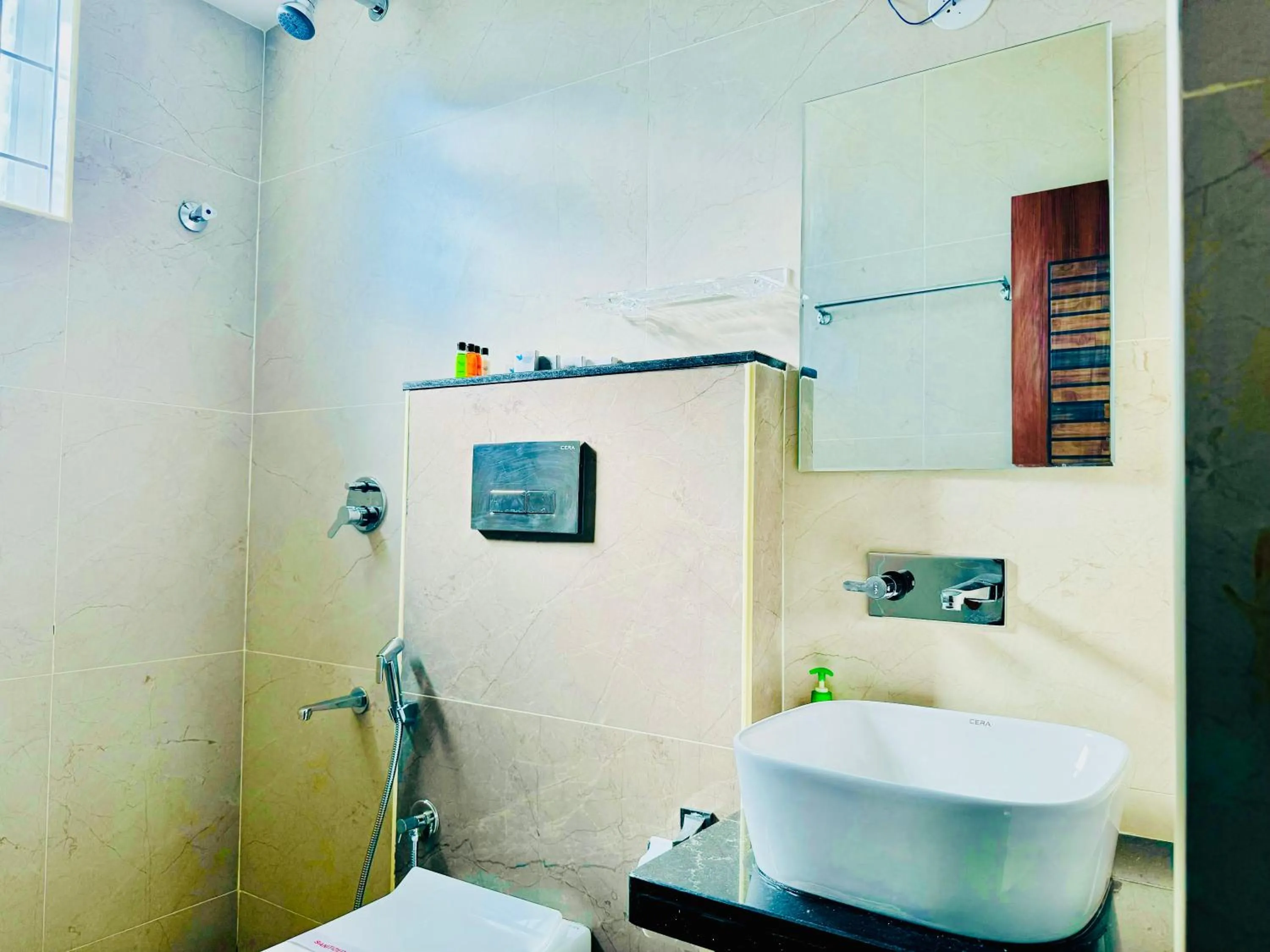 Bathroom in Olive Serviced Apartments BTM Layout