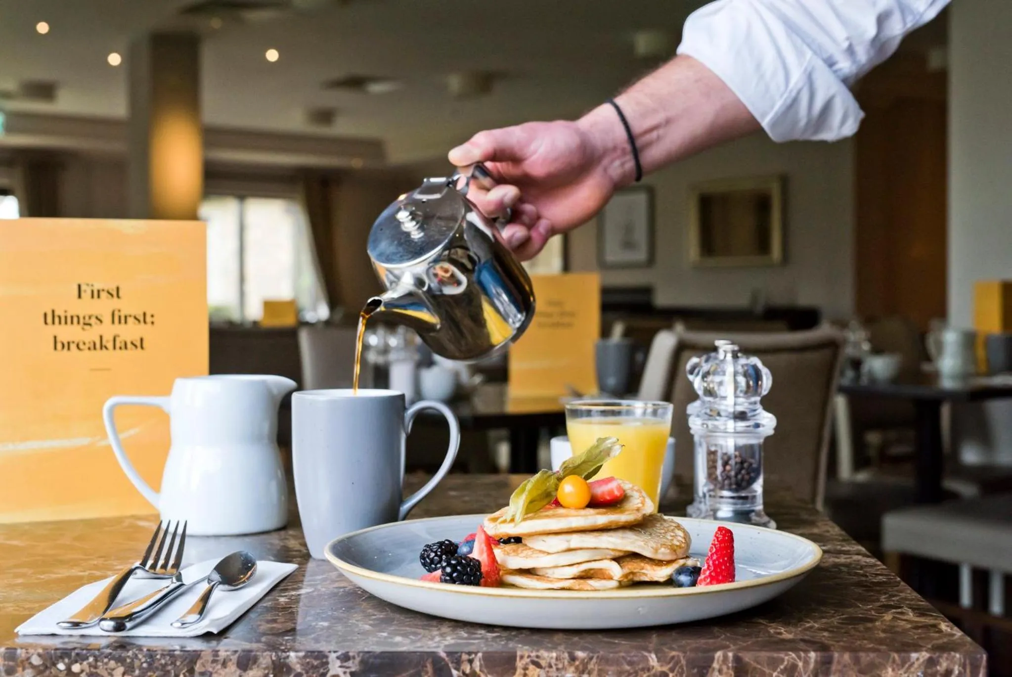 Restaurant/places to eat in voco Oxford Spires by IHG