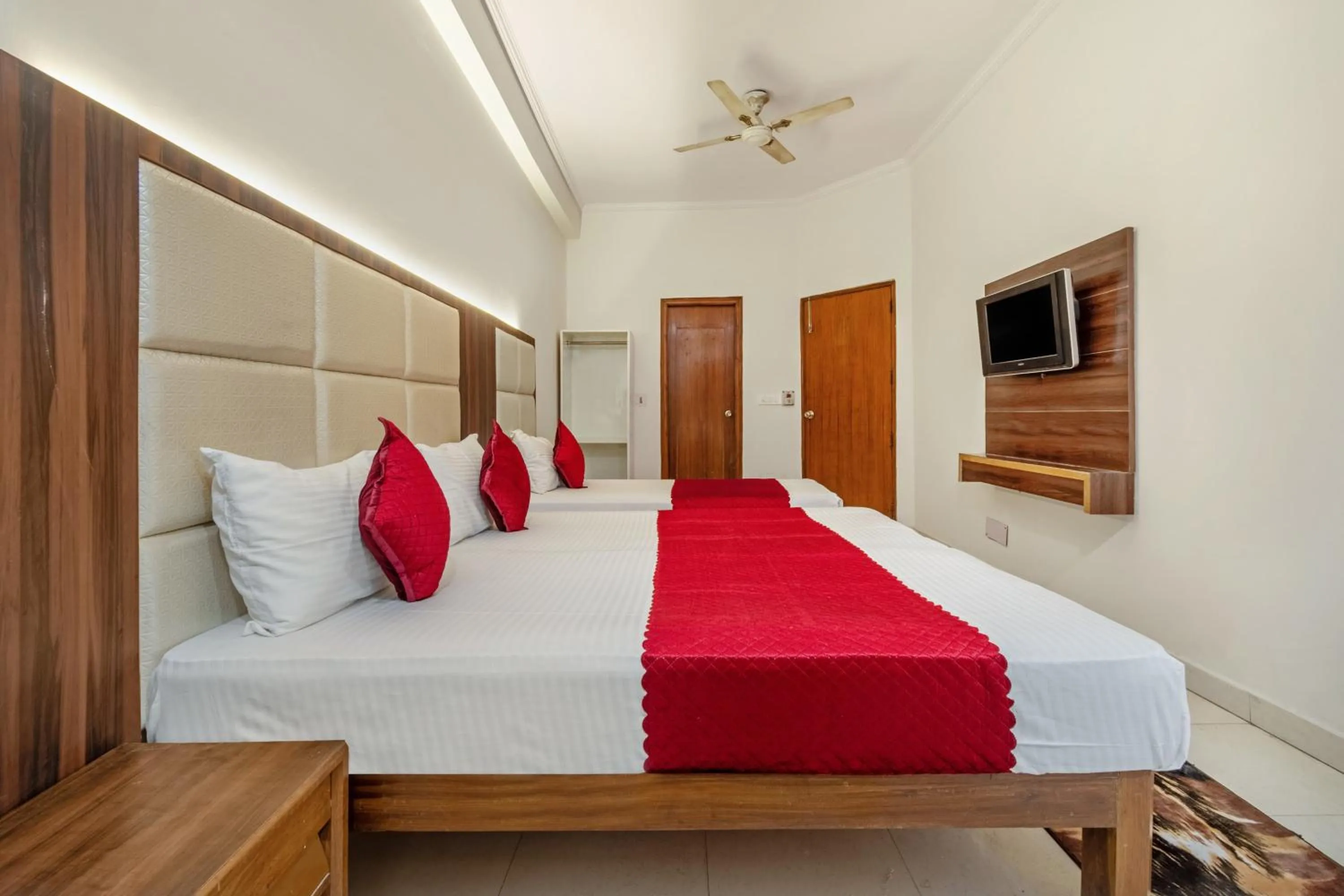 Bedroom, Bed in Hotel South Indian