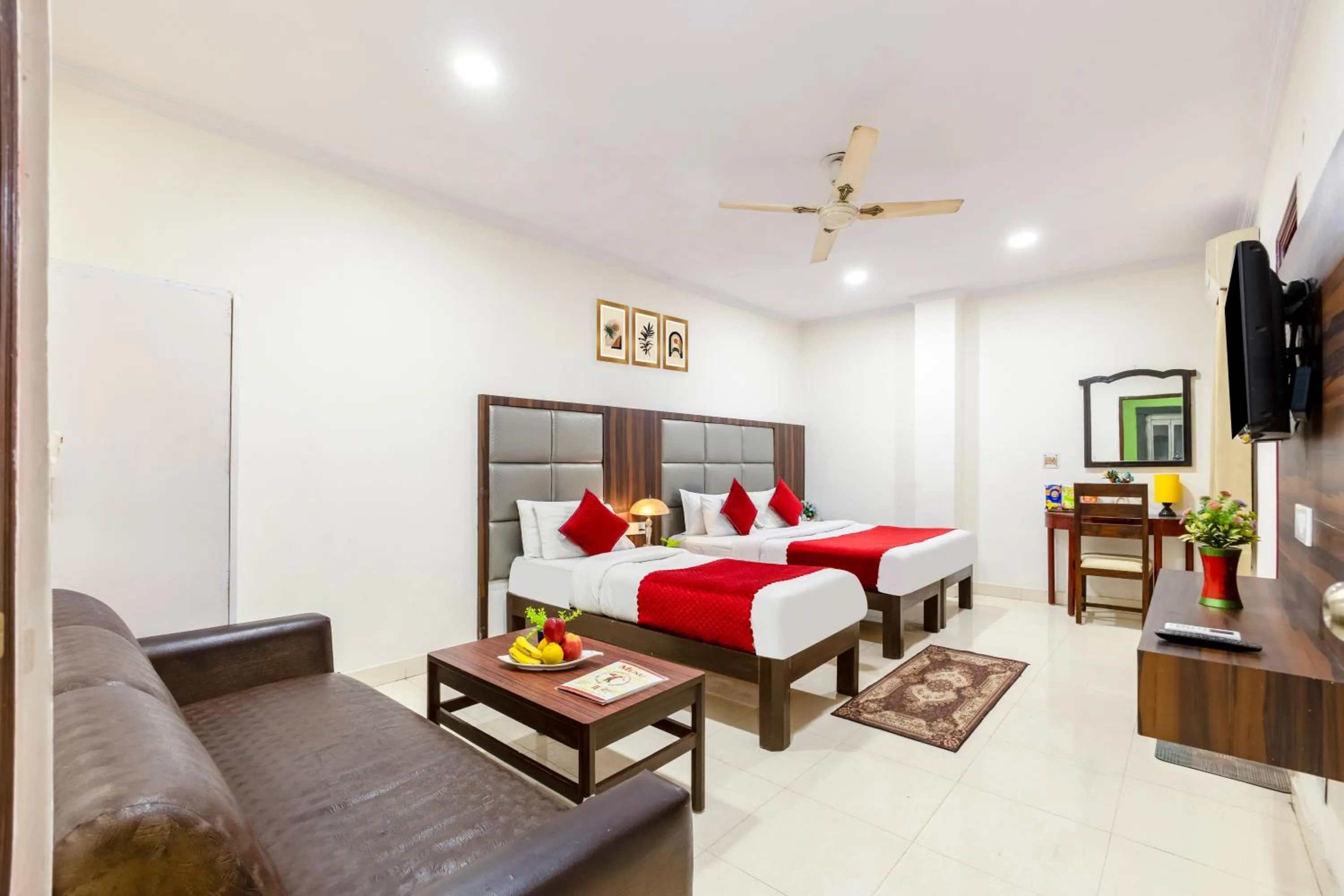 Bed in Hotel South Indian