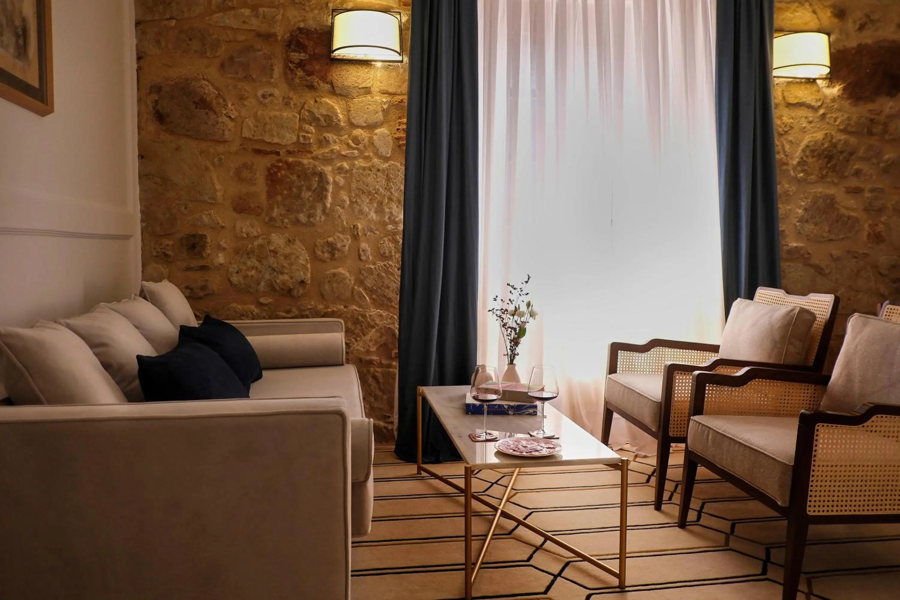 Living room in Eunice Hotel Gastronómico