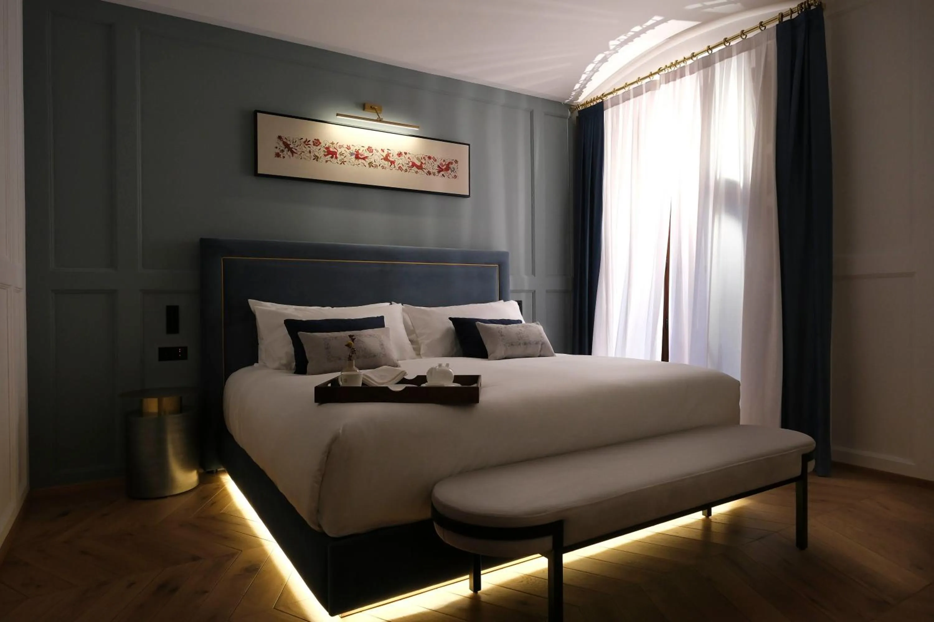 Bed in Eunice Hotel Gastronómico