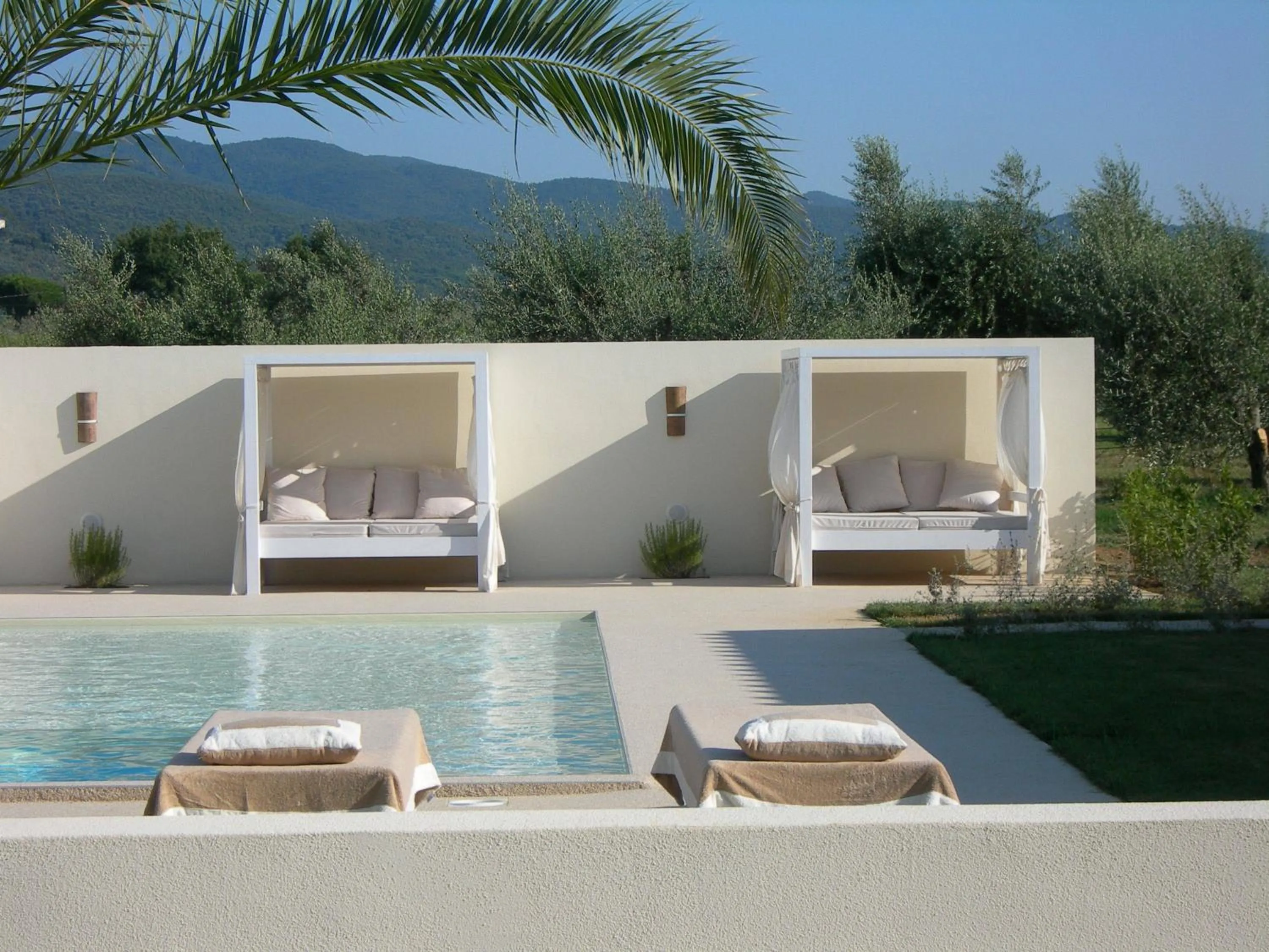 Swimming pool in Relais Le Fornacelle