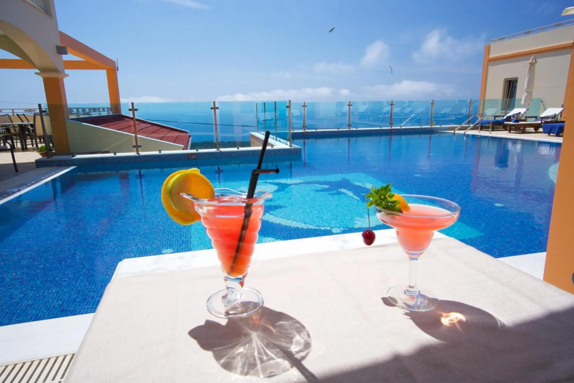 Swimming pool in Belle View Hotel - Sea View & Sunset