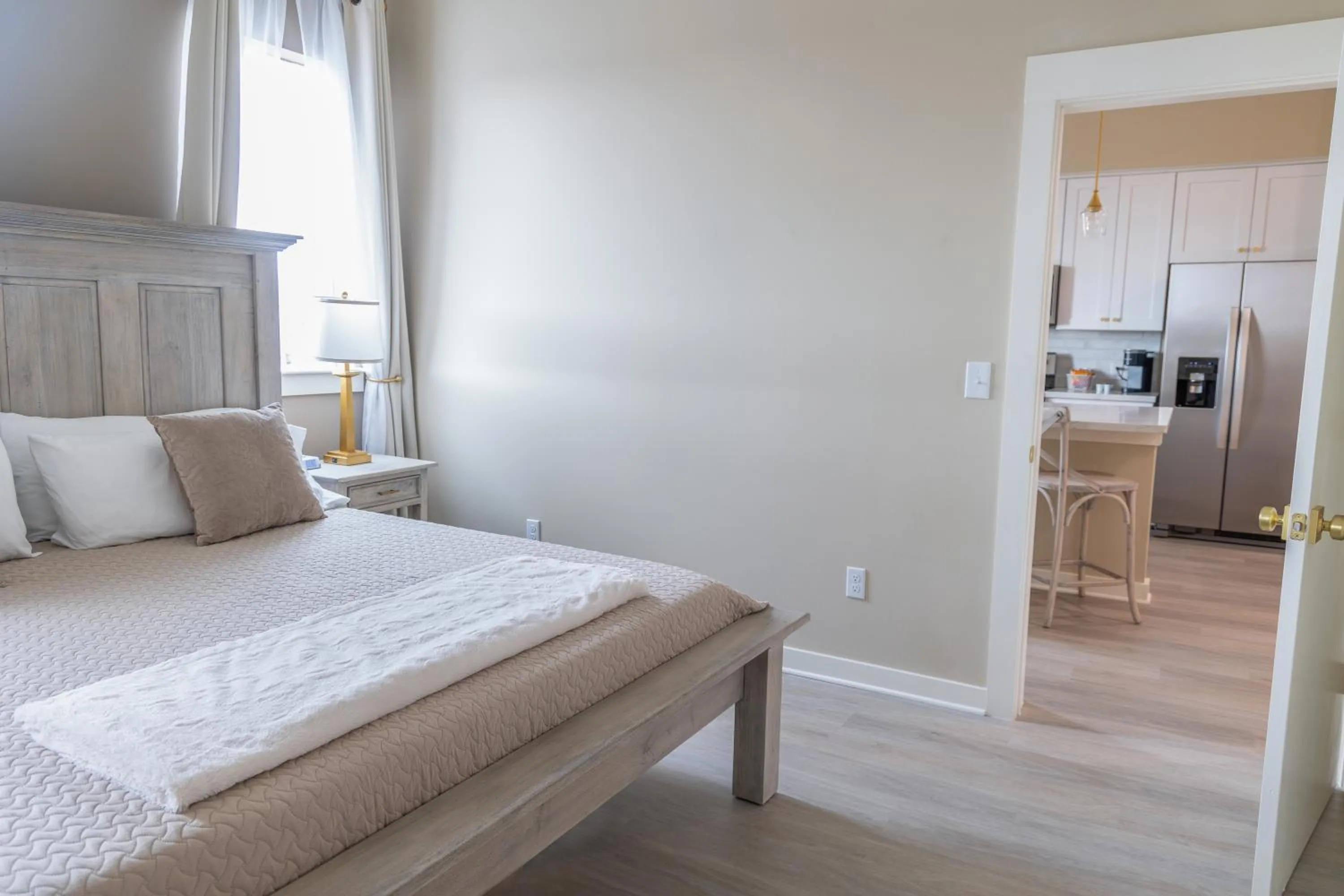 Bed in Hotel Whiskey in Pascagoula