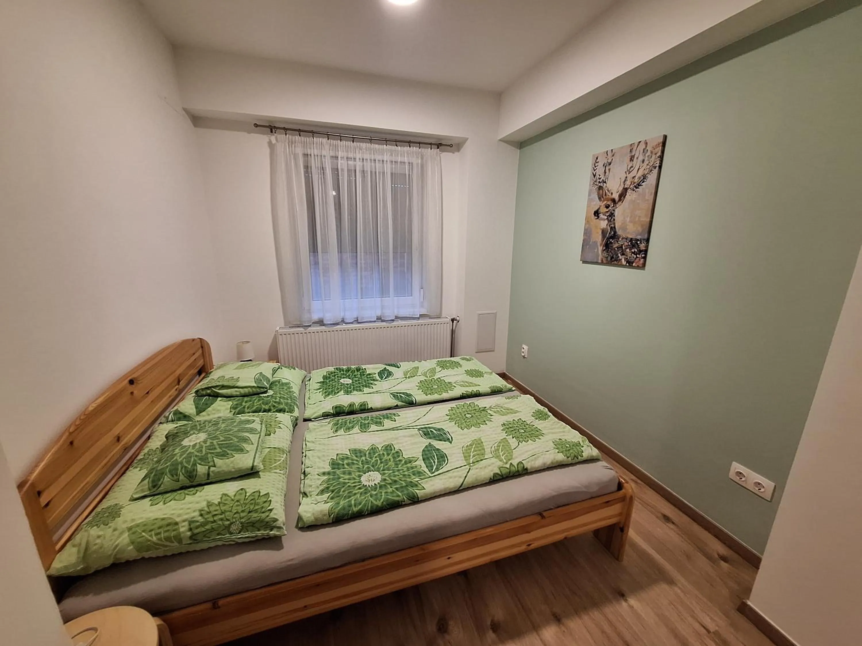 Bed in Lila Akác Vendégház Esztergom