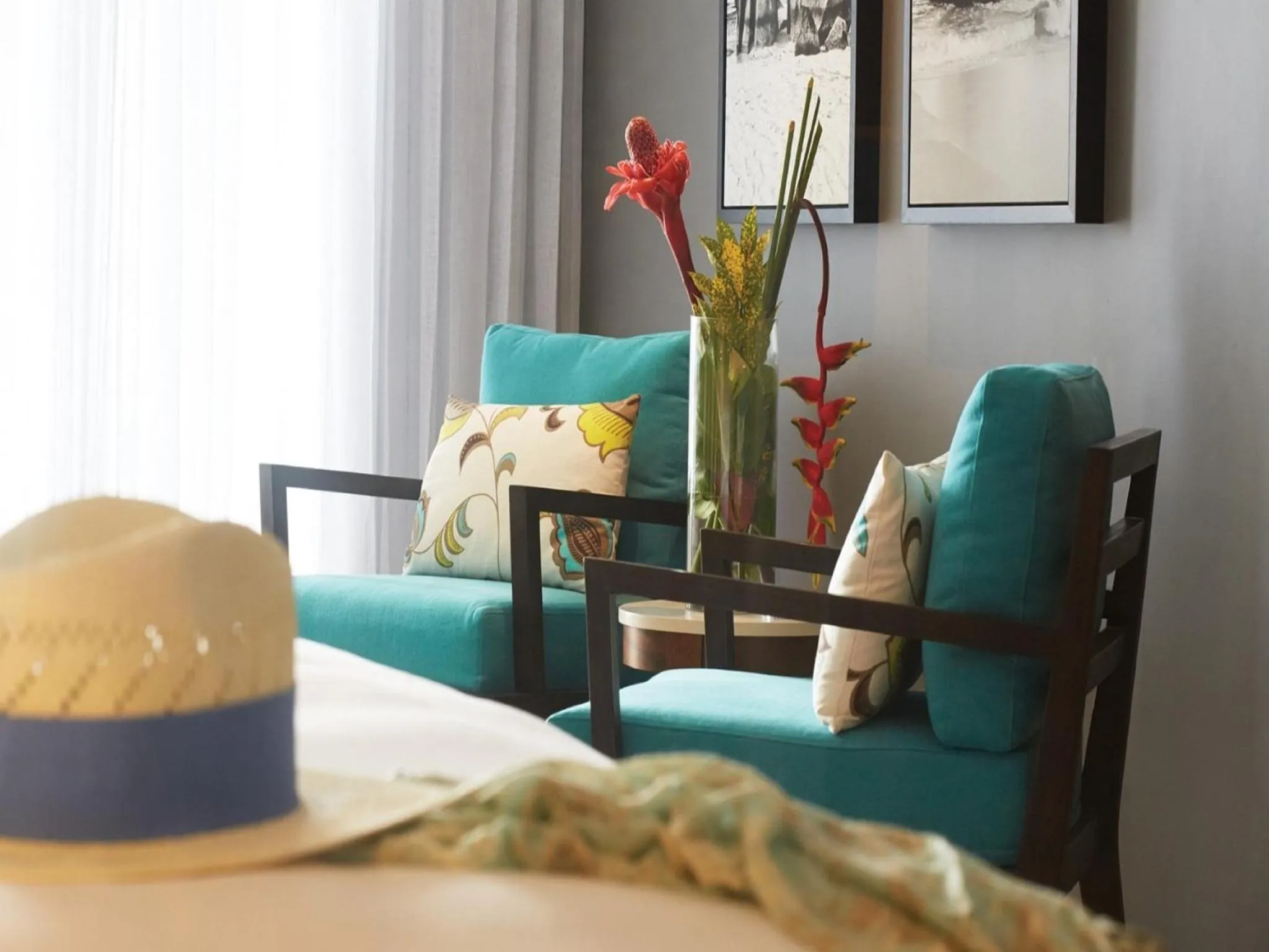 Living room in Eden Bleu Hotel