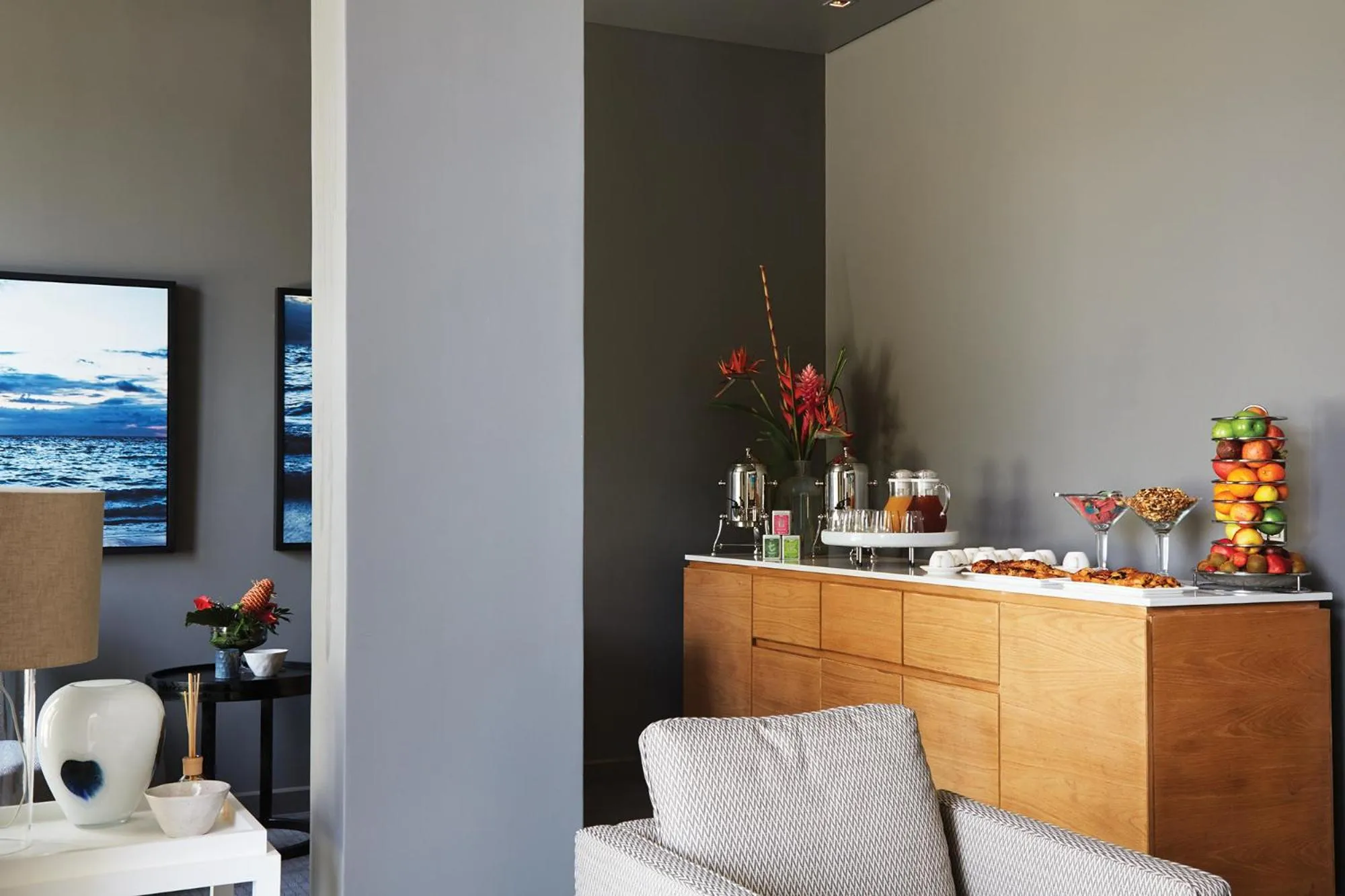 Food and drinks in Eden Bleu Hotel