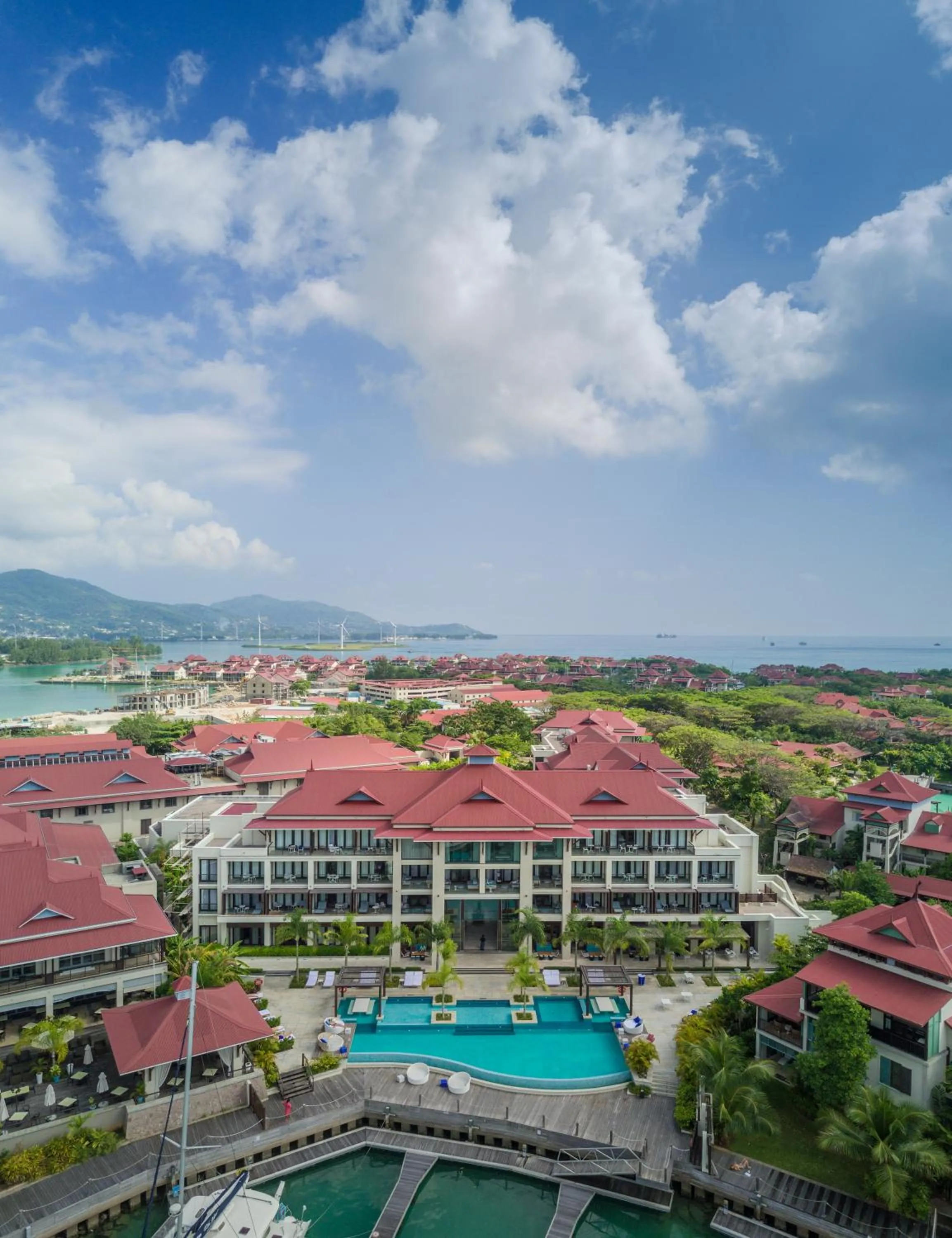Bird's eye view in Eden Bleu Hotel