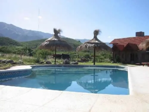 Swimming pool in Cabañas Oma Lissi