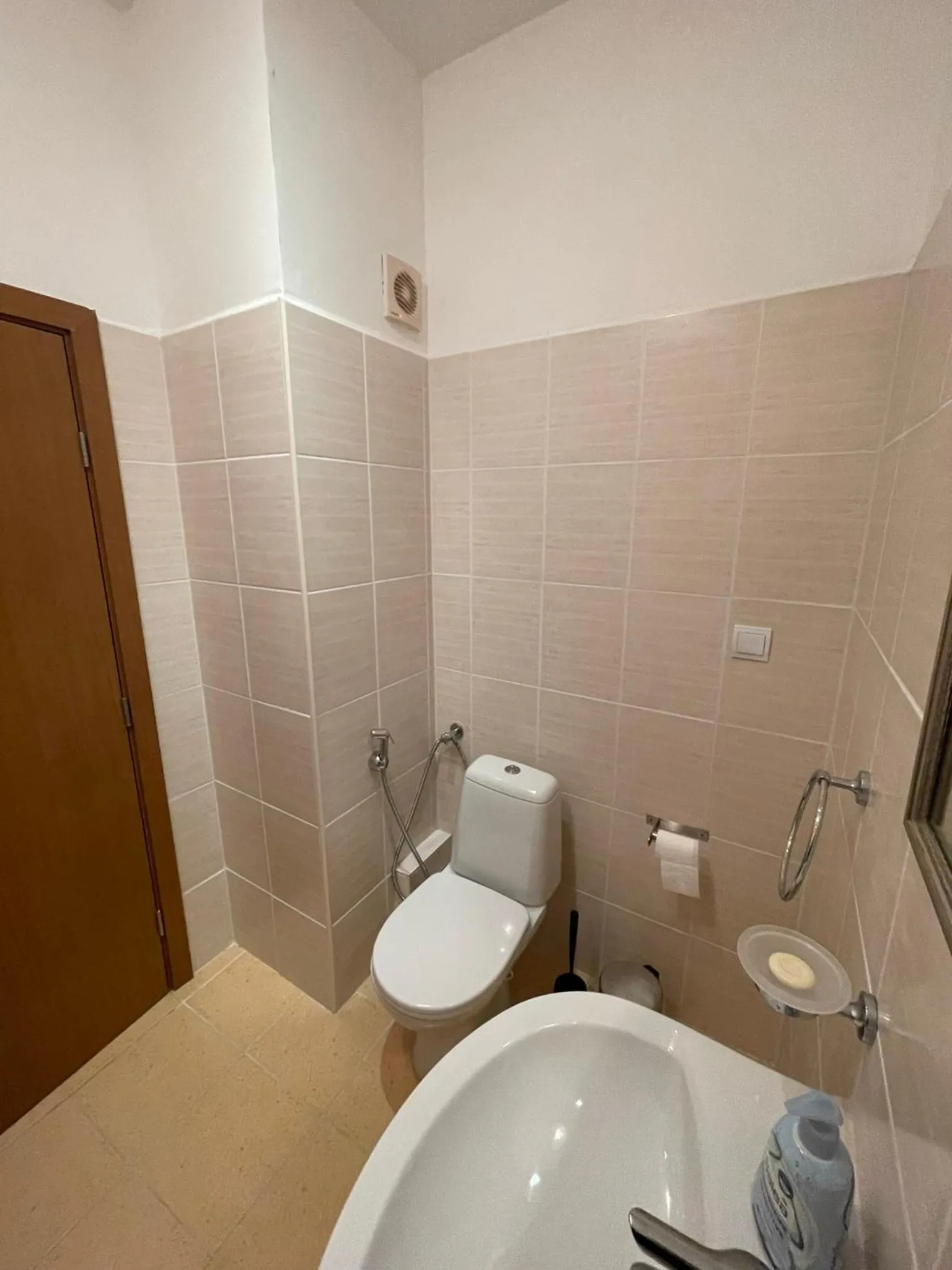 Shower in Cozy Mountain Apartment