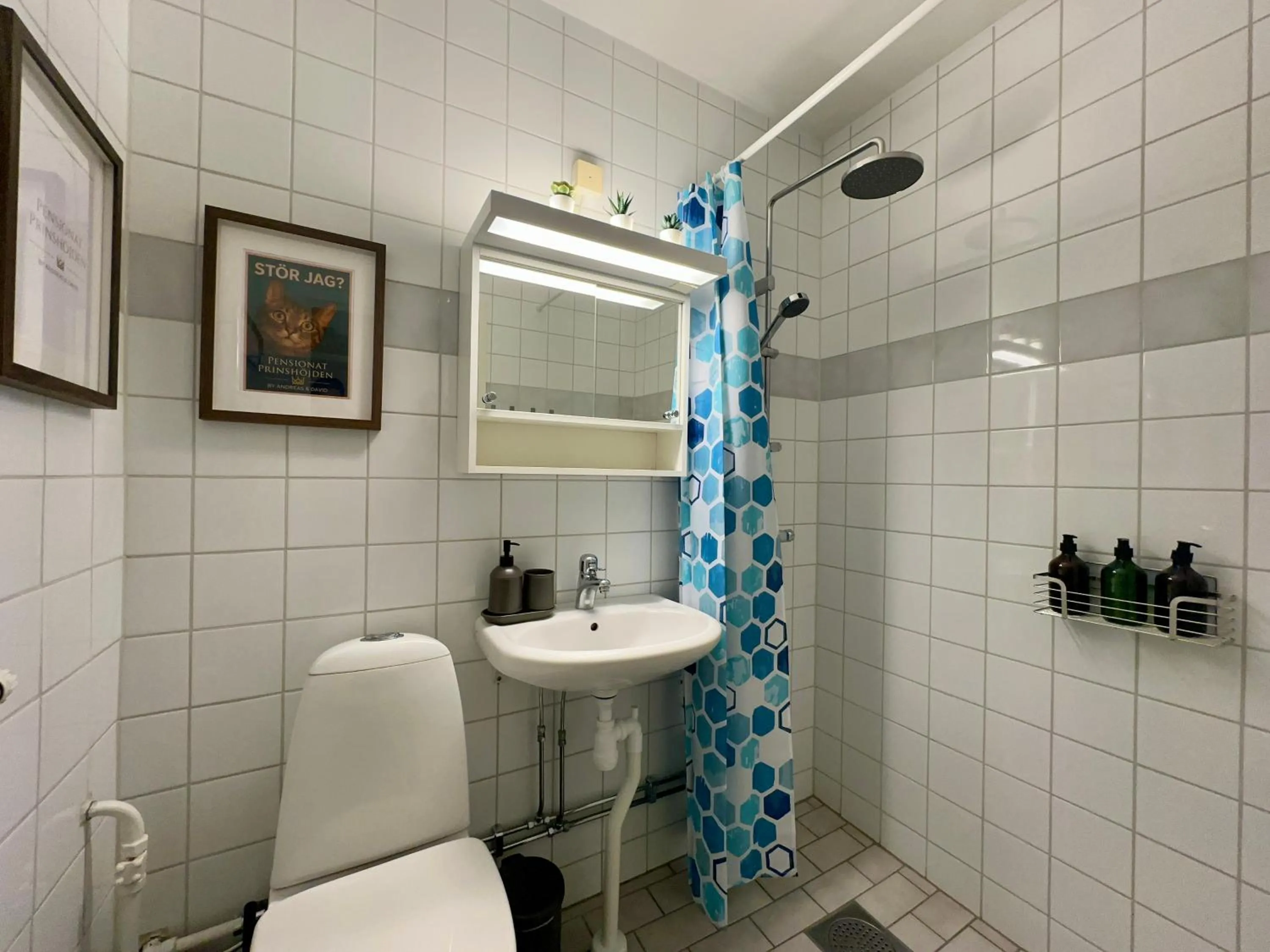 Shower in Prinshöjden Apartments - Katrineholm Central